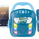 Caixa de música com microfone e Bluetooth 28 cm