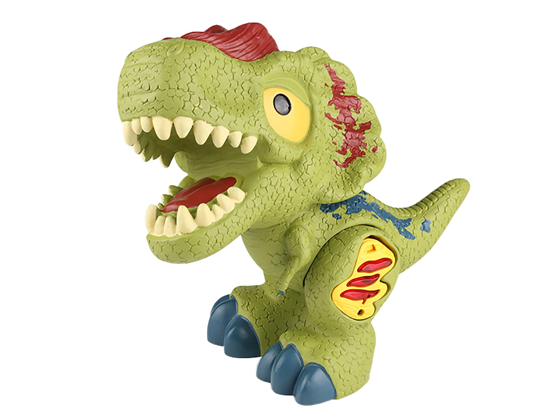 Dinossauro Com Efeitos Verde 26x18x13 Cm