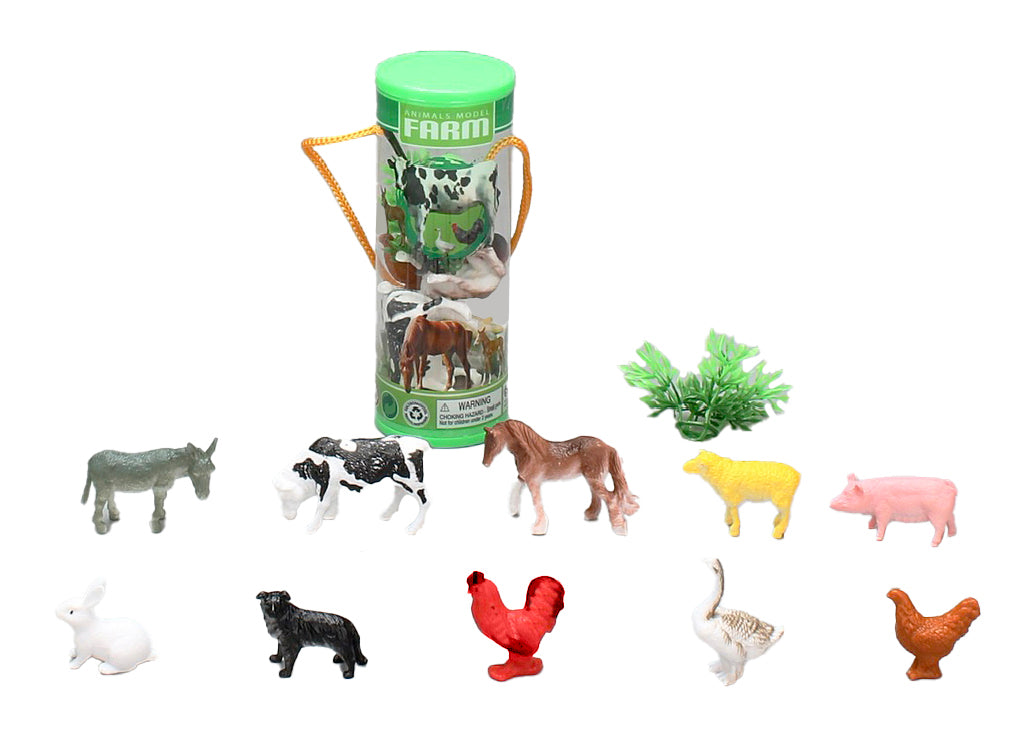 Conjunto de animais de fazenda 3,5-6 cm