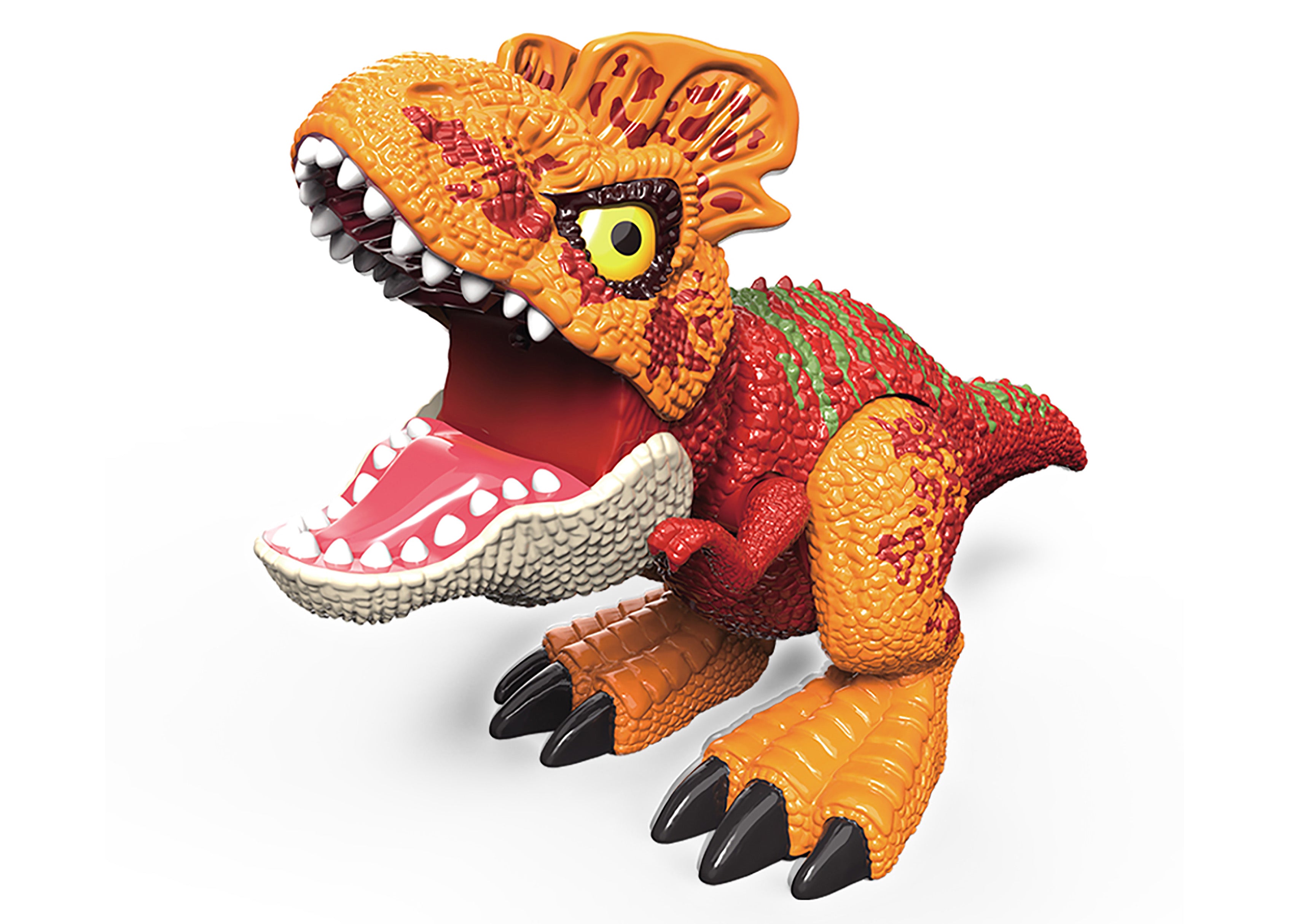 Dinosaurier mit Effekten Rot 26,5x11x13 cm