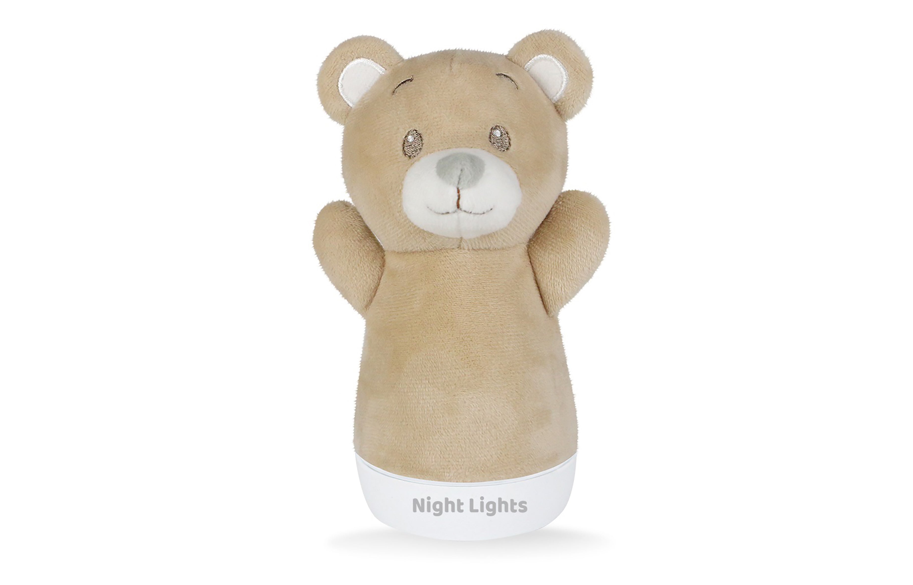 Luce Notturna Orsetto Dormiente Peluche 15 Cm