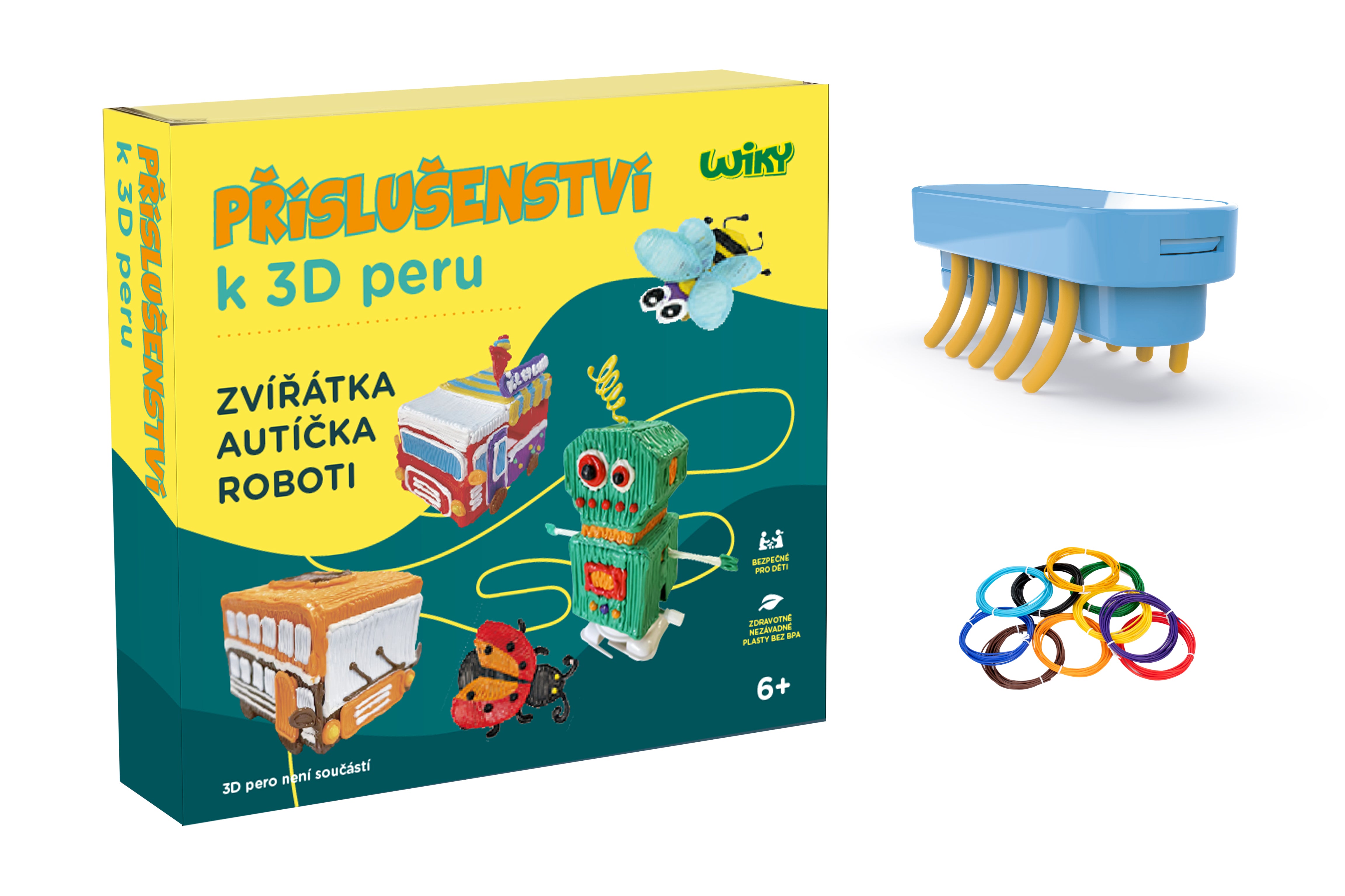 Animali in corsa per Wiky 3d Pen - Confezione ceca
