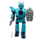 Mecha-Roboter mit Dampfeffekten blau 32 cm