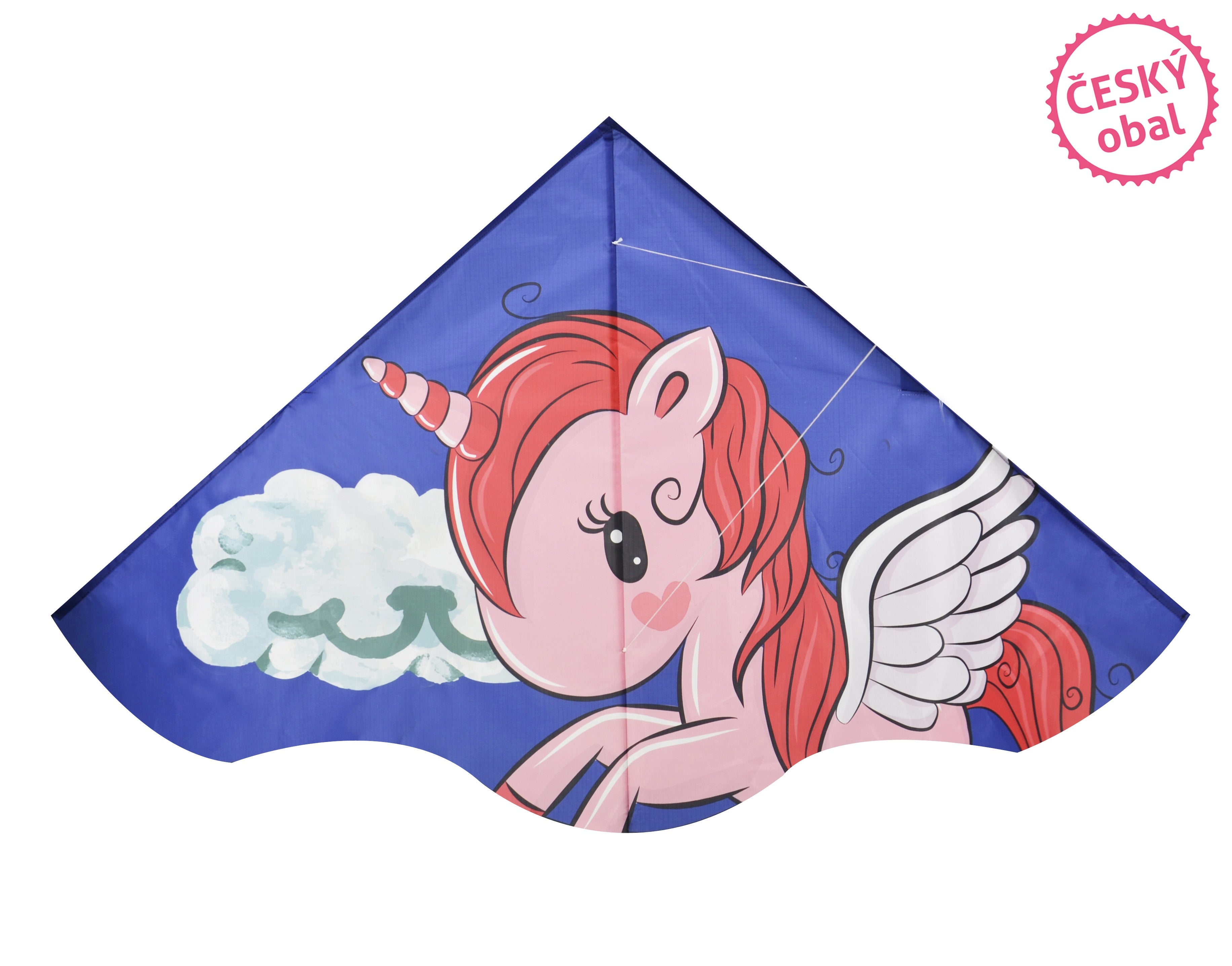 Flying Kite Delta Nylon 135x65 Cm - Tjekkisk emballage