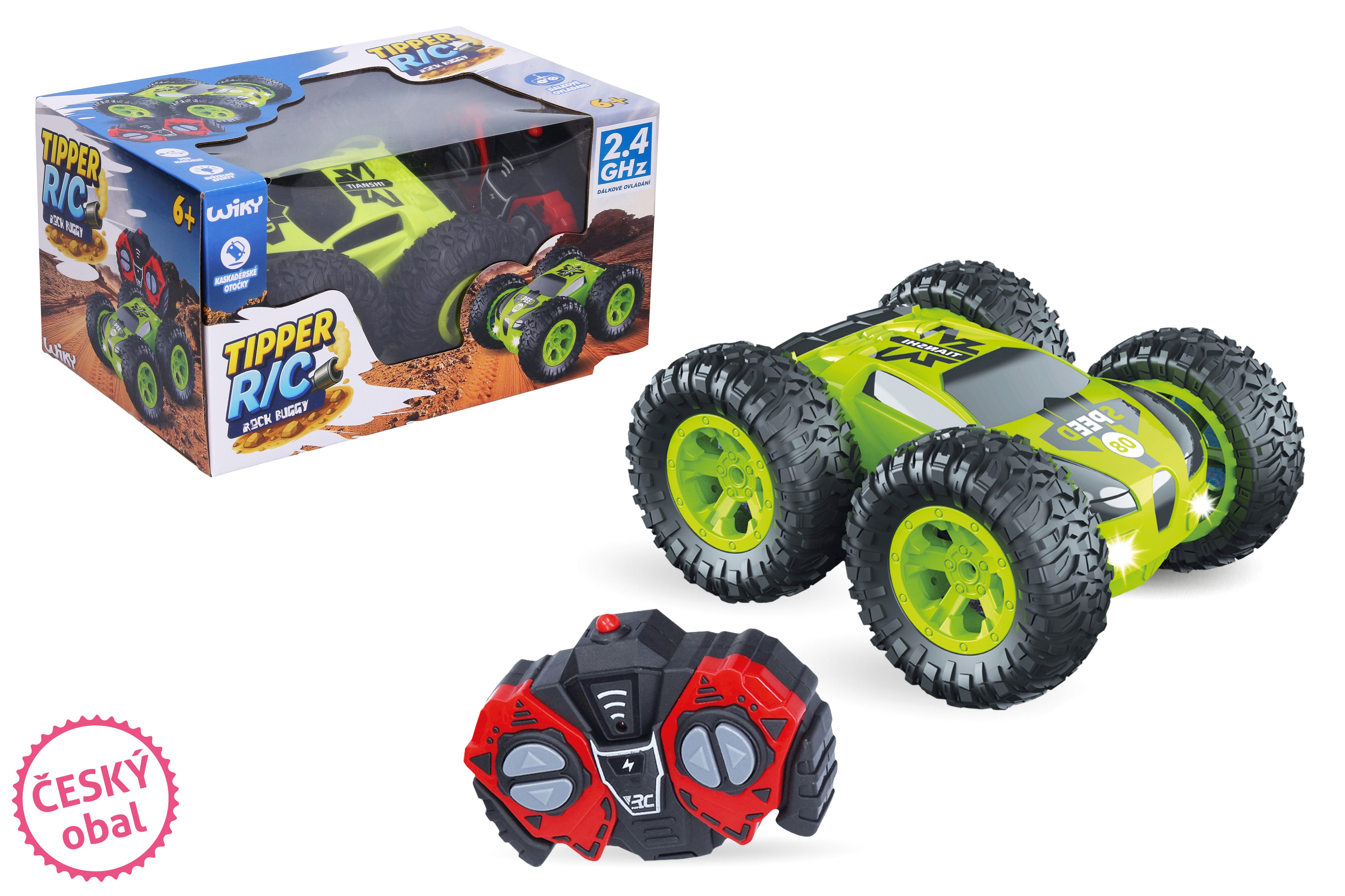 Rock Buggy Tipper RC con telecomando 15x14 cm - Confezione ceca