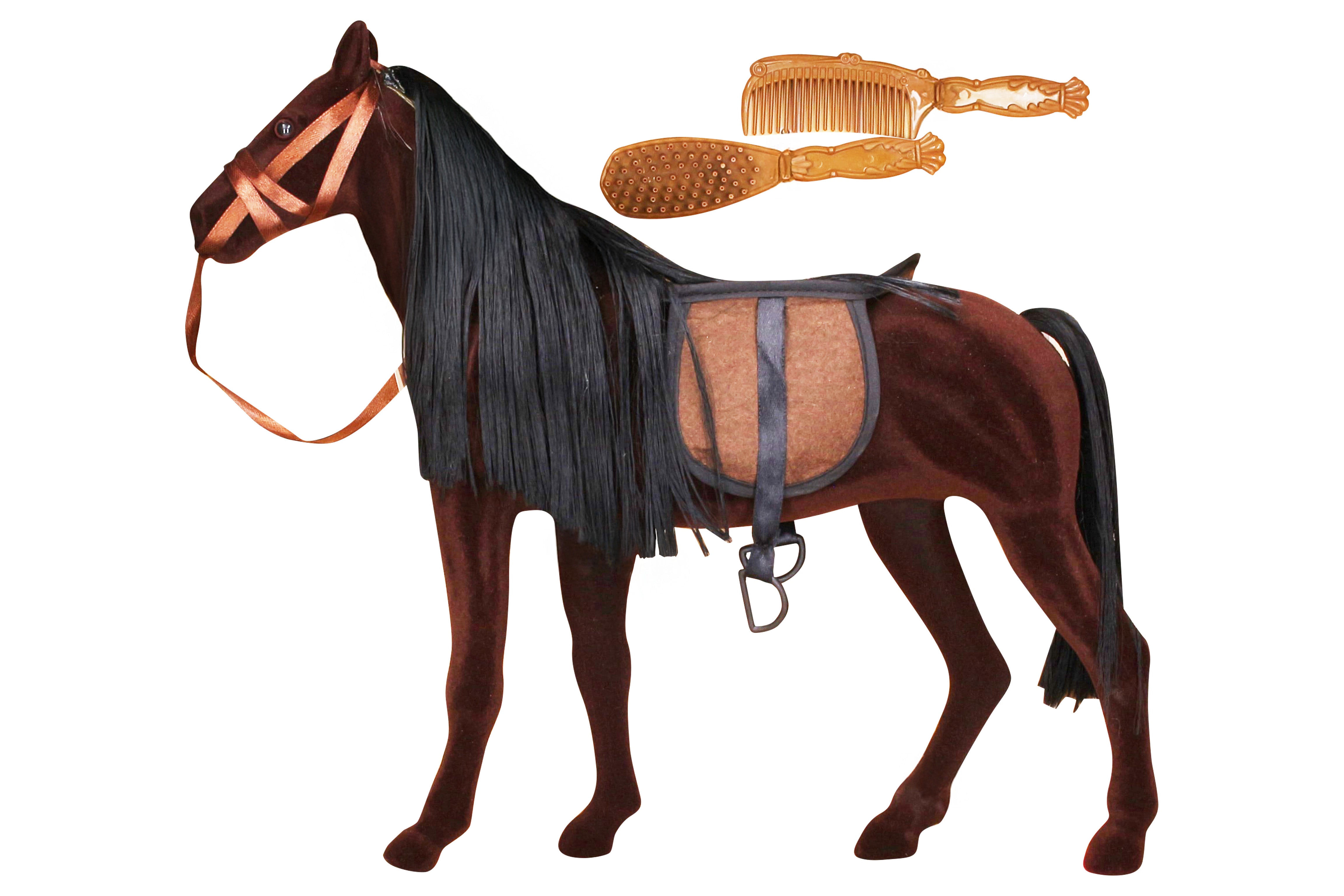 Set Cavallo Scuro 35 Cm