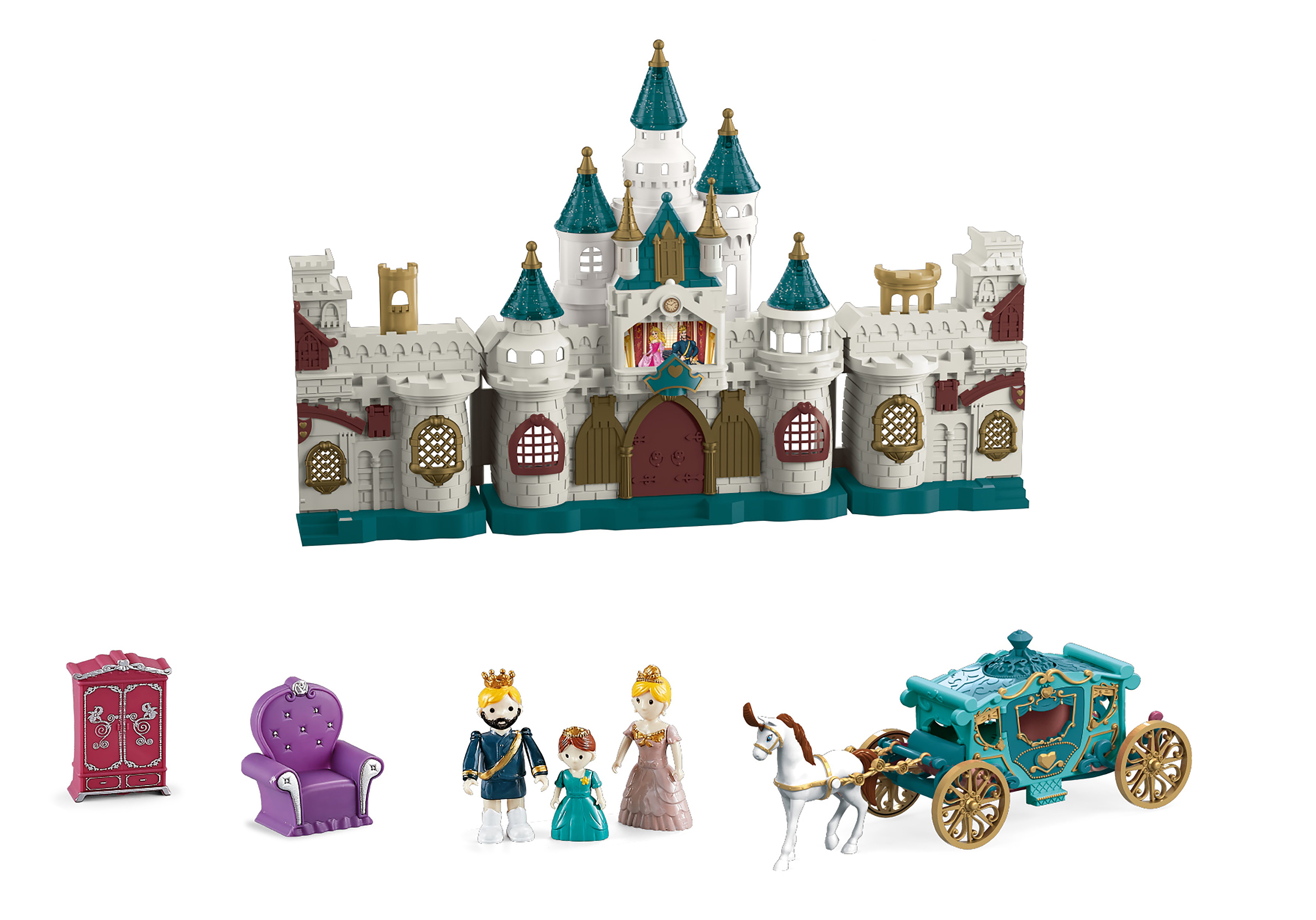 Set Castillo Con Efectos 23cm