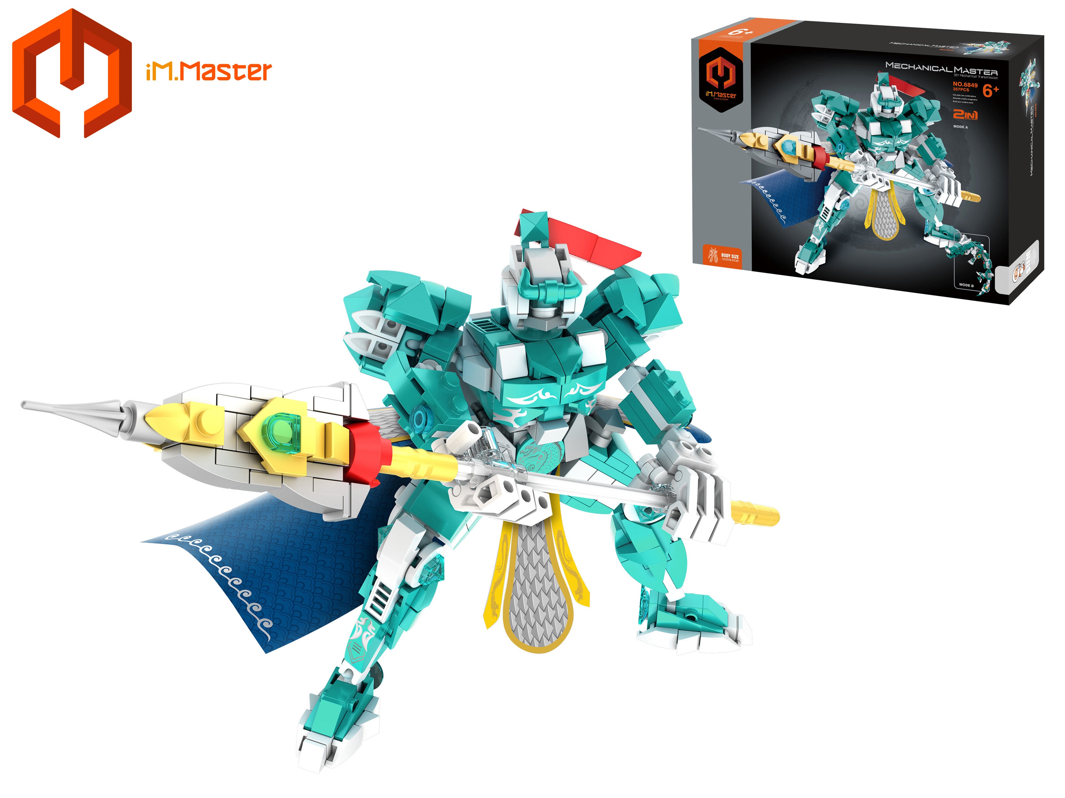 Im.master Building Kit Five Tigers Generals 2in1 12x6.4x20 Cm