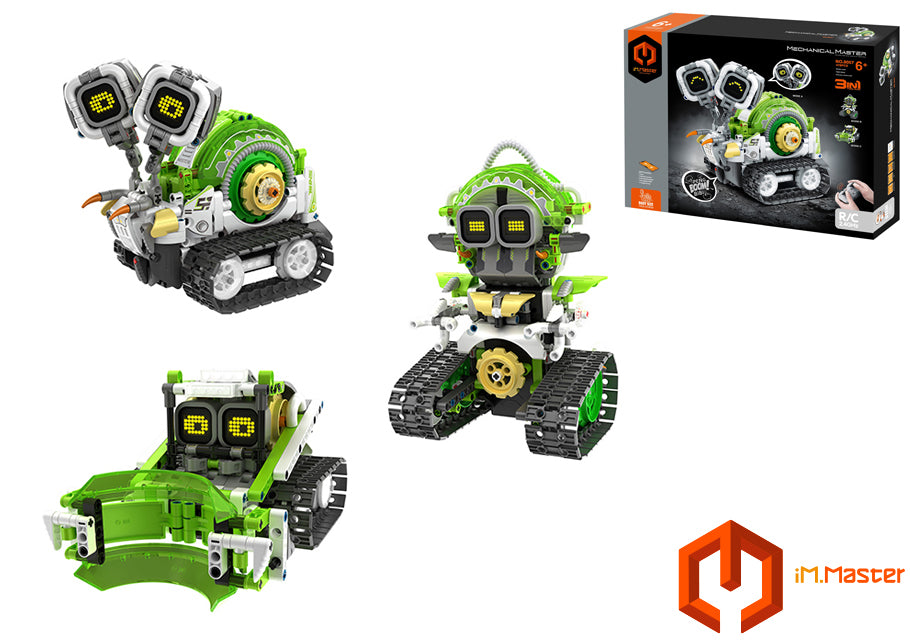 Im.master 3-in-1 Rc Remote Control Snail Robot Kit 13.5x21.2x18 Cm