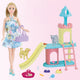 Puppe mit Tieren 30 cm