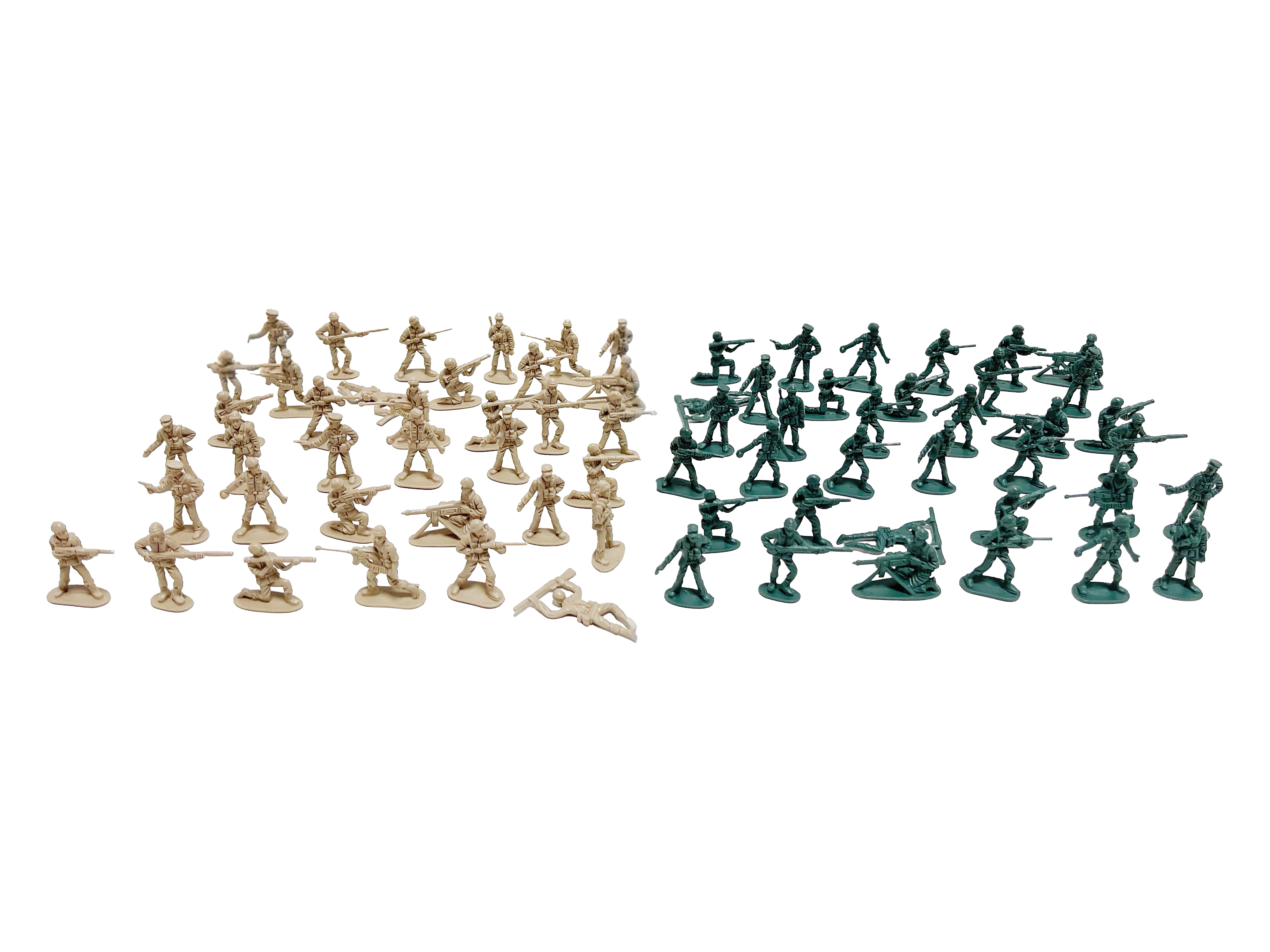 Soldatfigurer Sæt A 200 Stk 4 Cm
