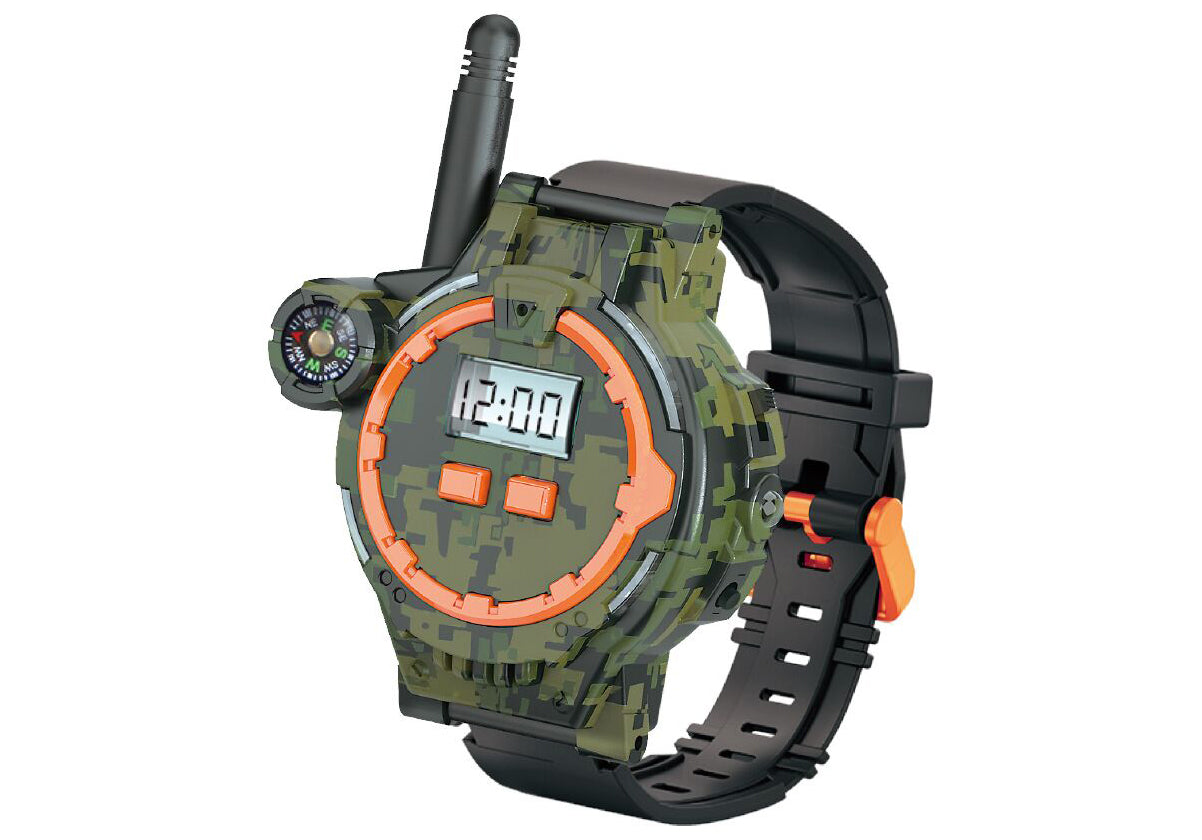 Uhren- und Walkie-Talkie-Set 9x6 cm