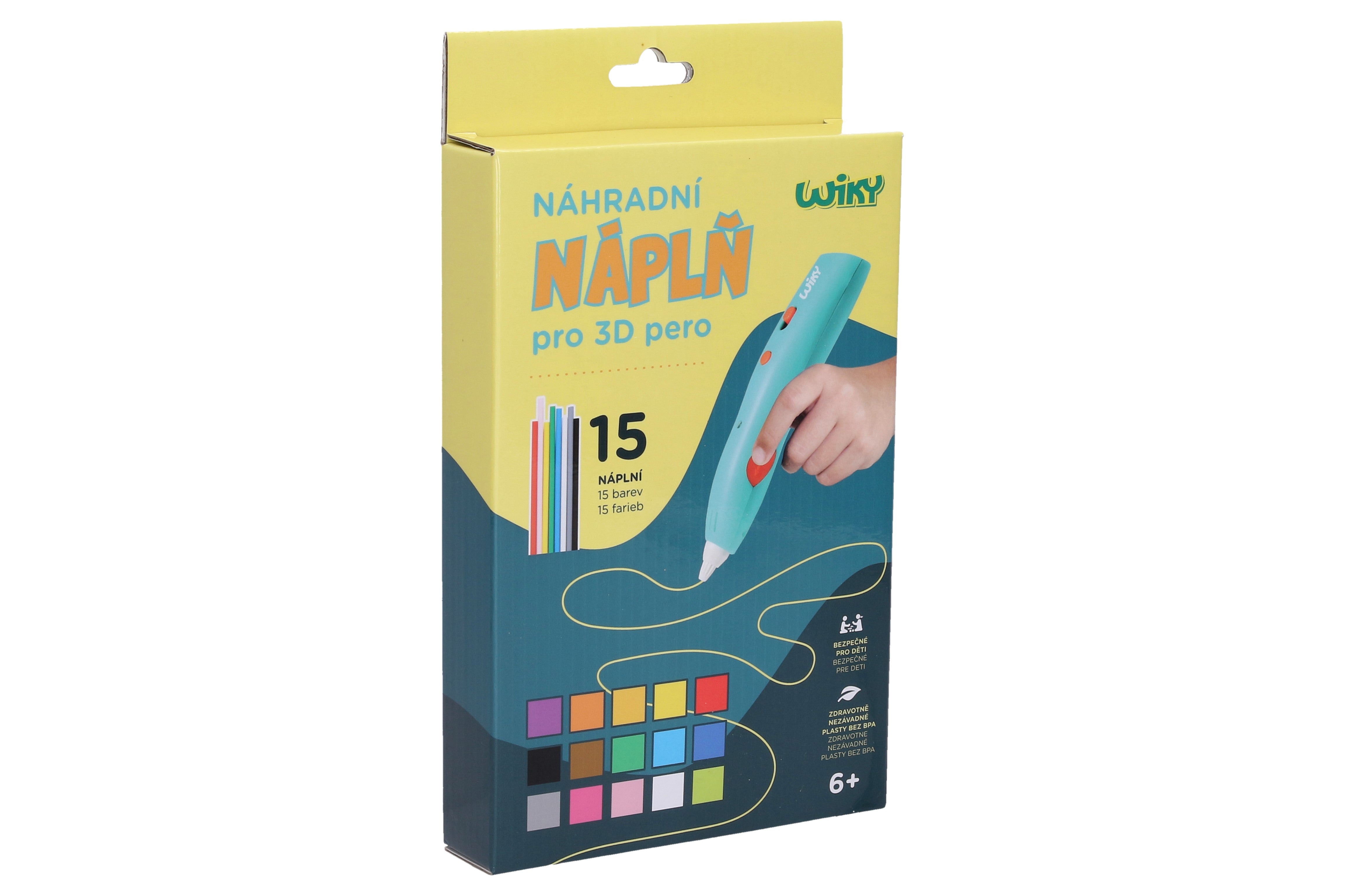 Ersatzminen für 3D-Stift Wiky 15x3 M – tschechische Verpackung