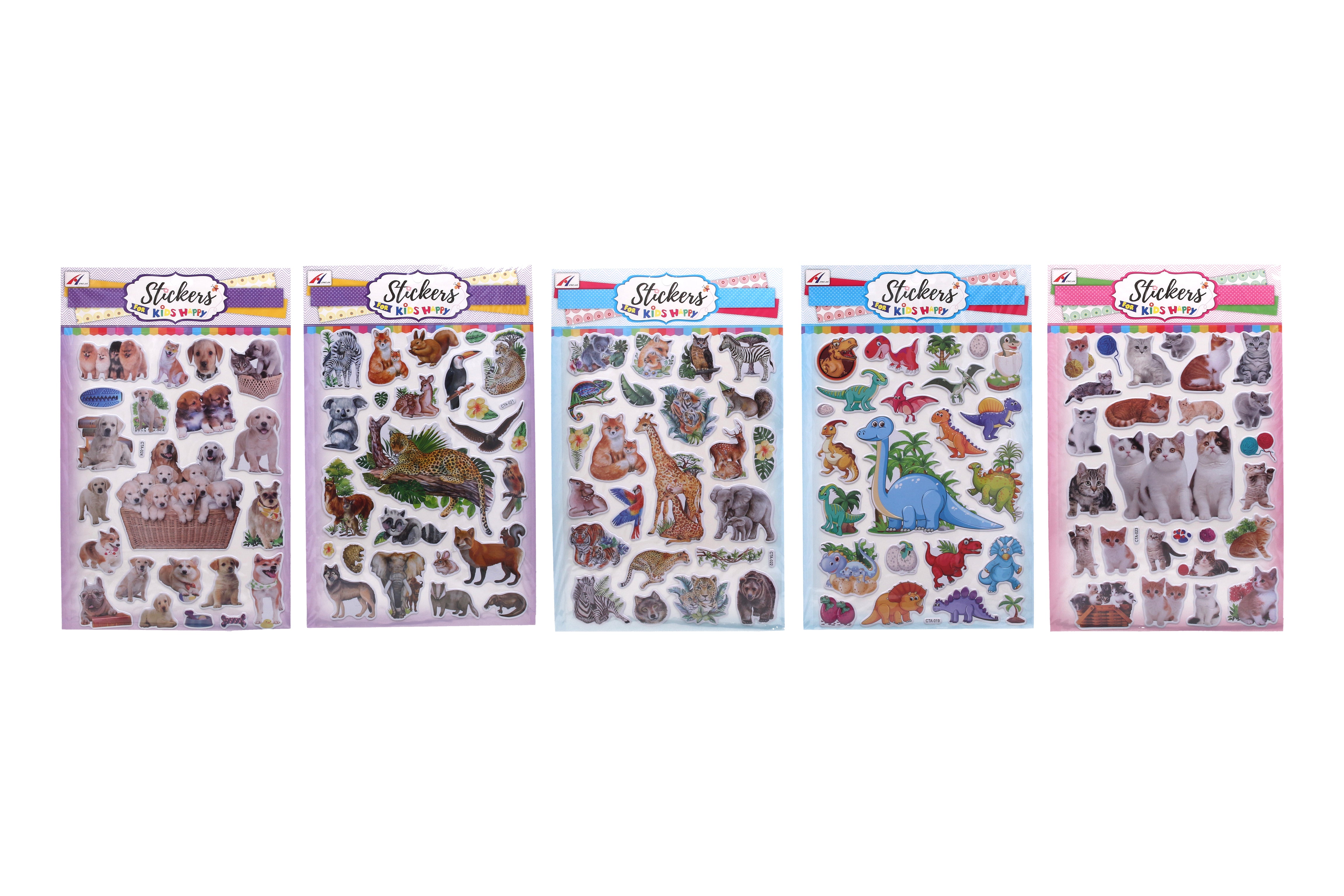 Dierenstickers Mix