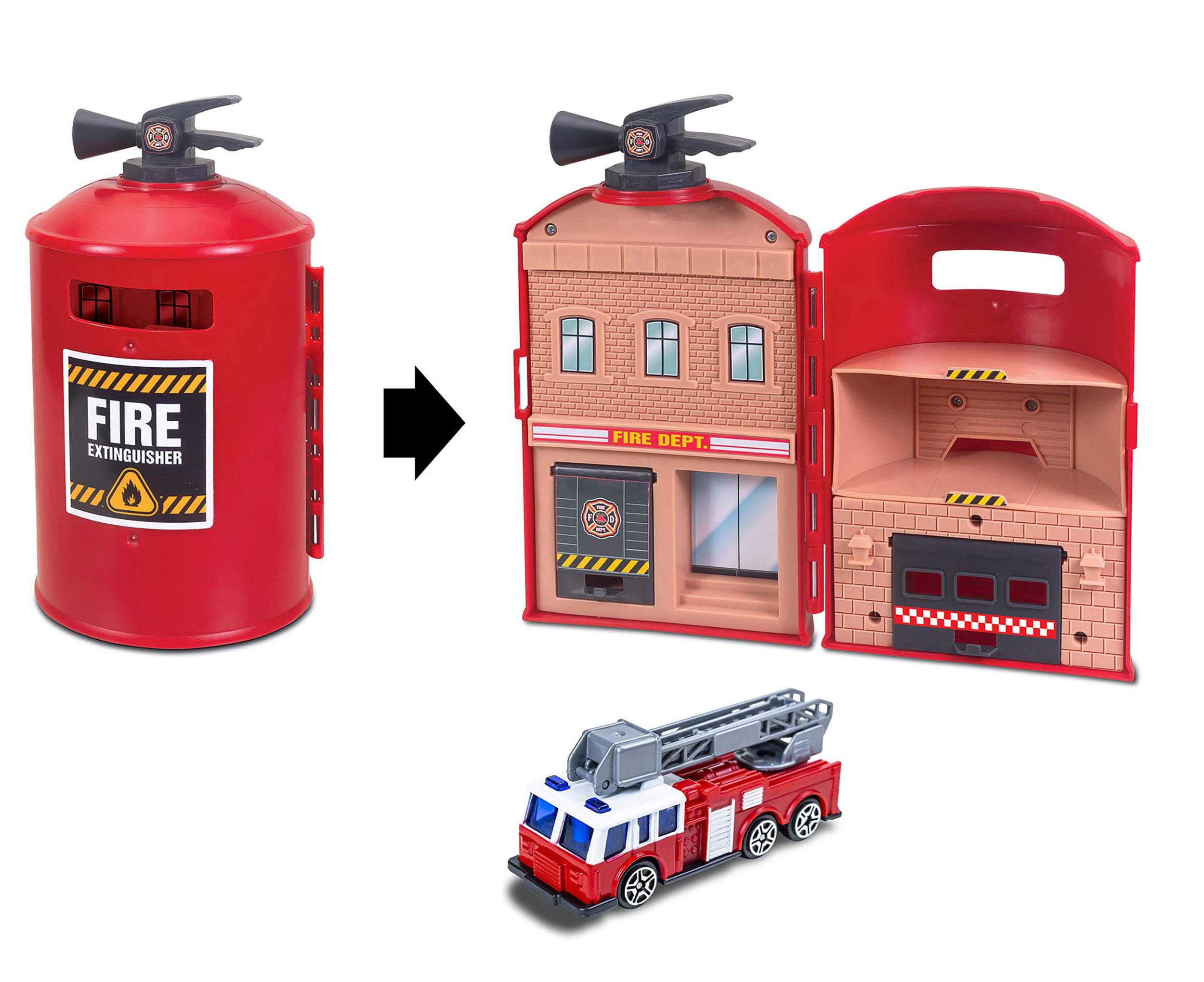Caserne de Pompiers Dépliable 15cm