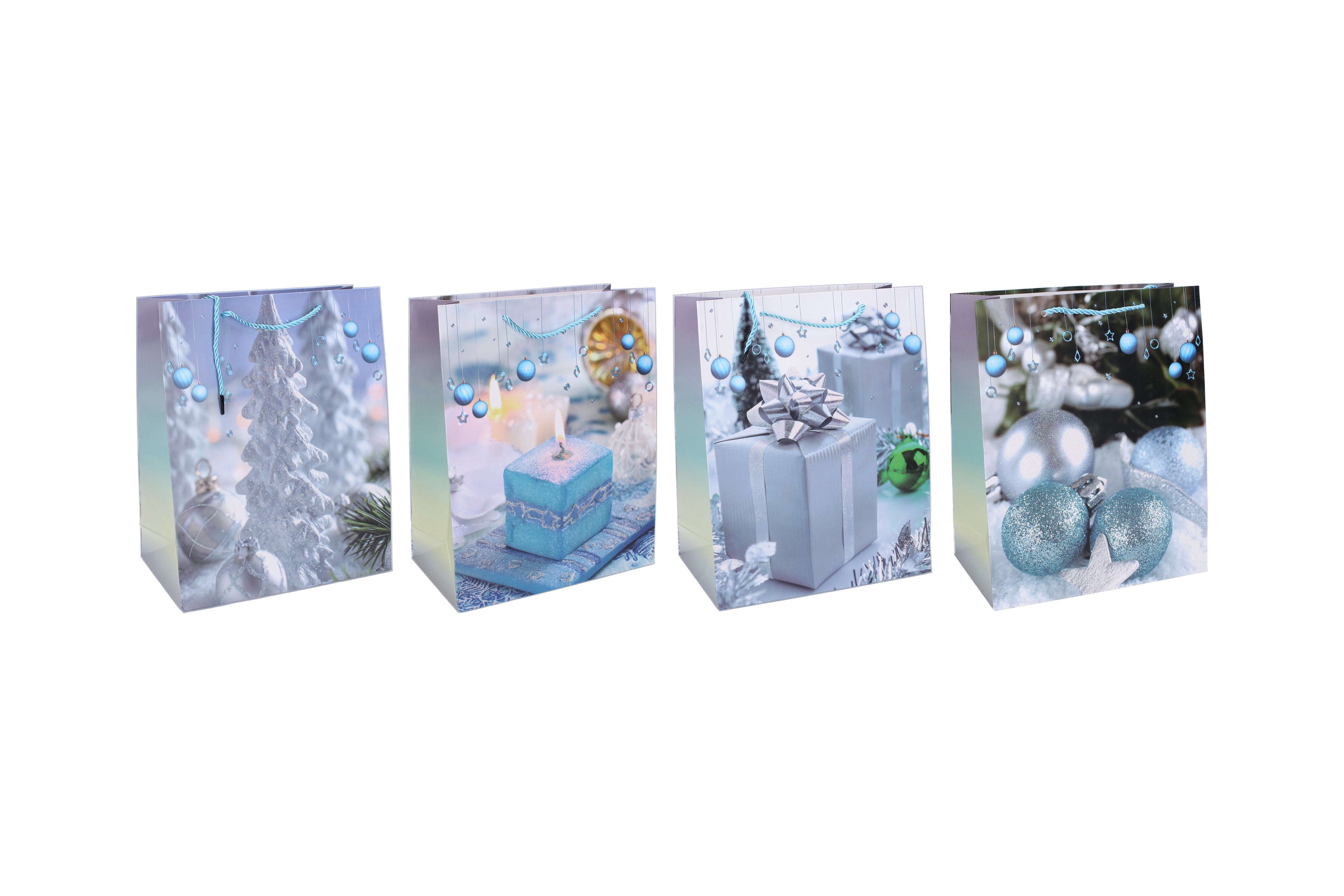 Borsa Regalo M 26x32x10 Cm Natale