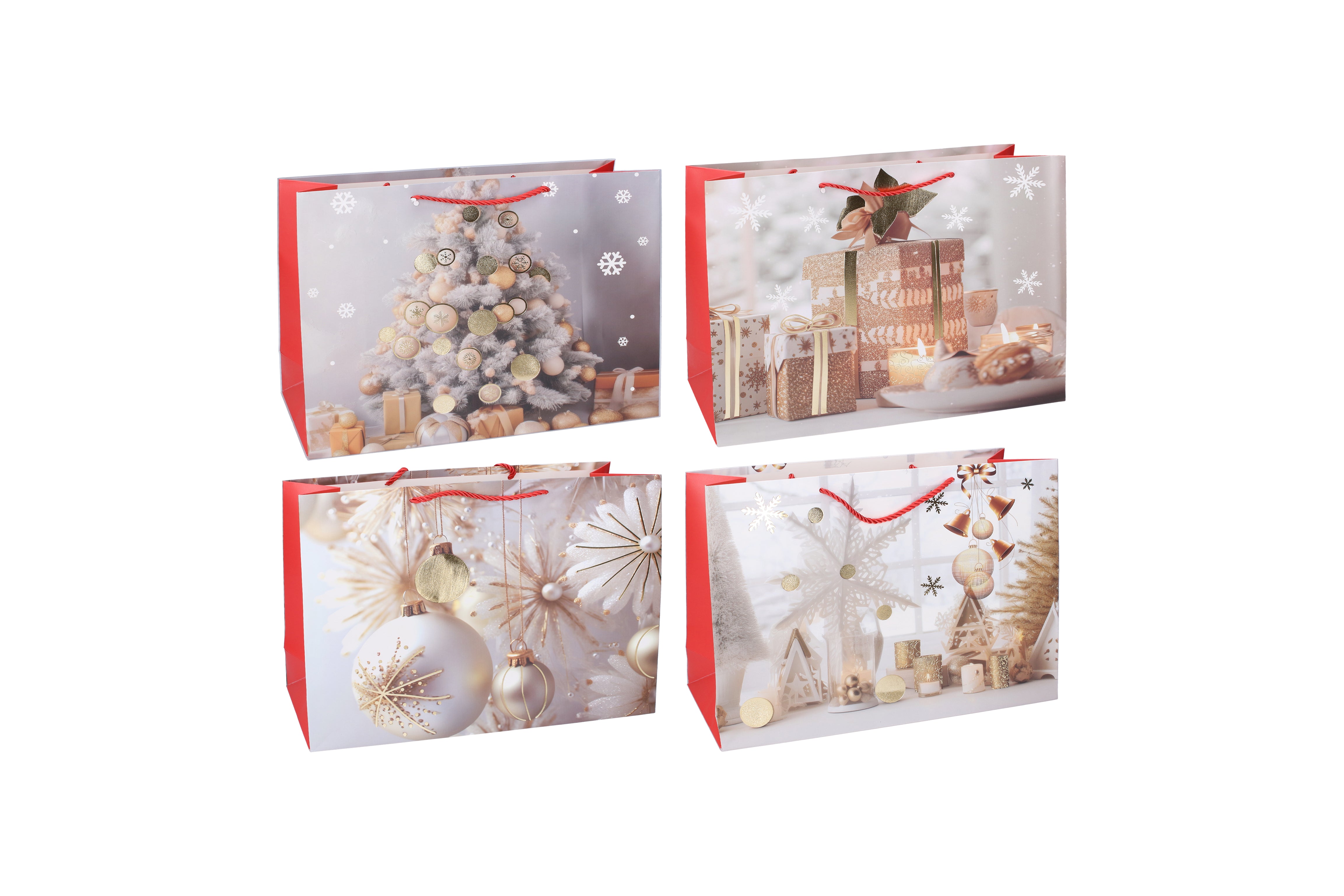 Cadeauzakje M 25x32x11 Cm Kerstmis