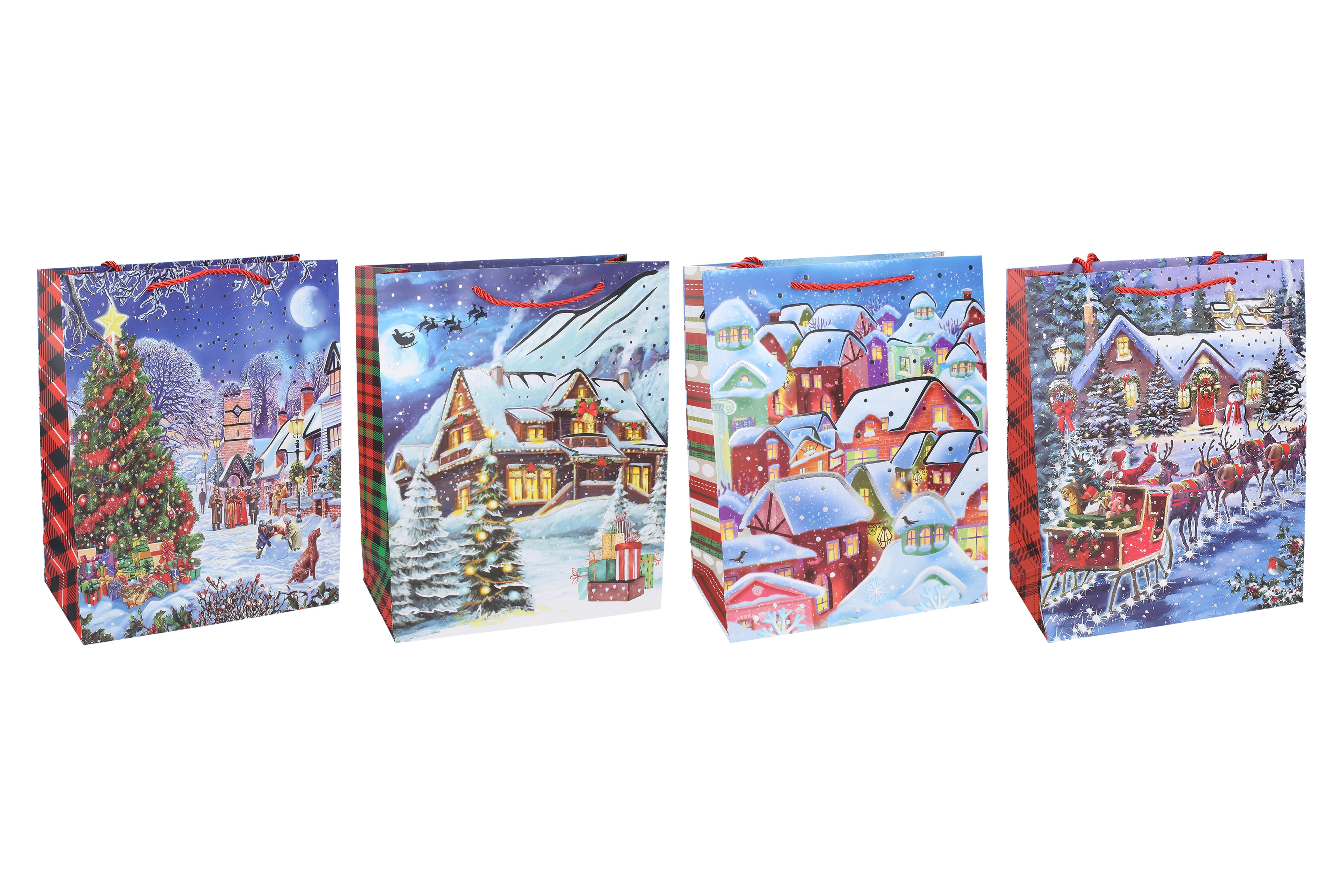 Presentpåse L 31x40x12 Cm Jul