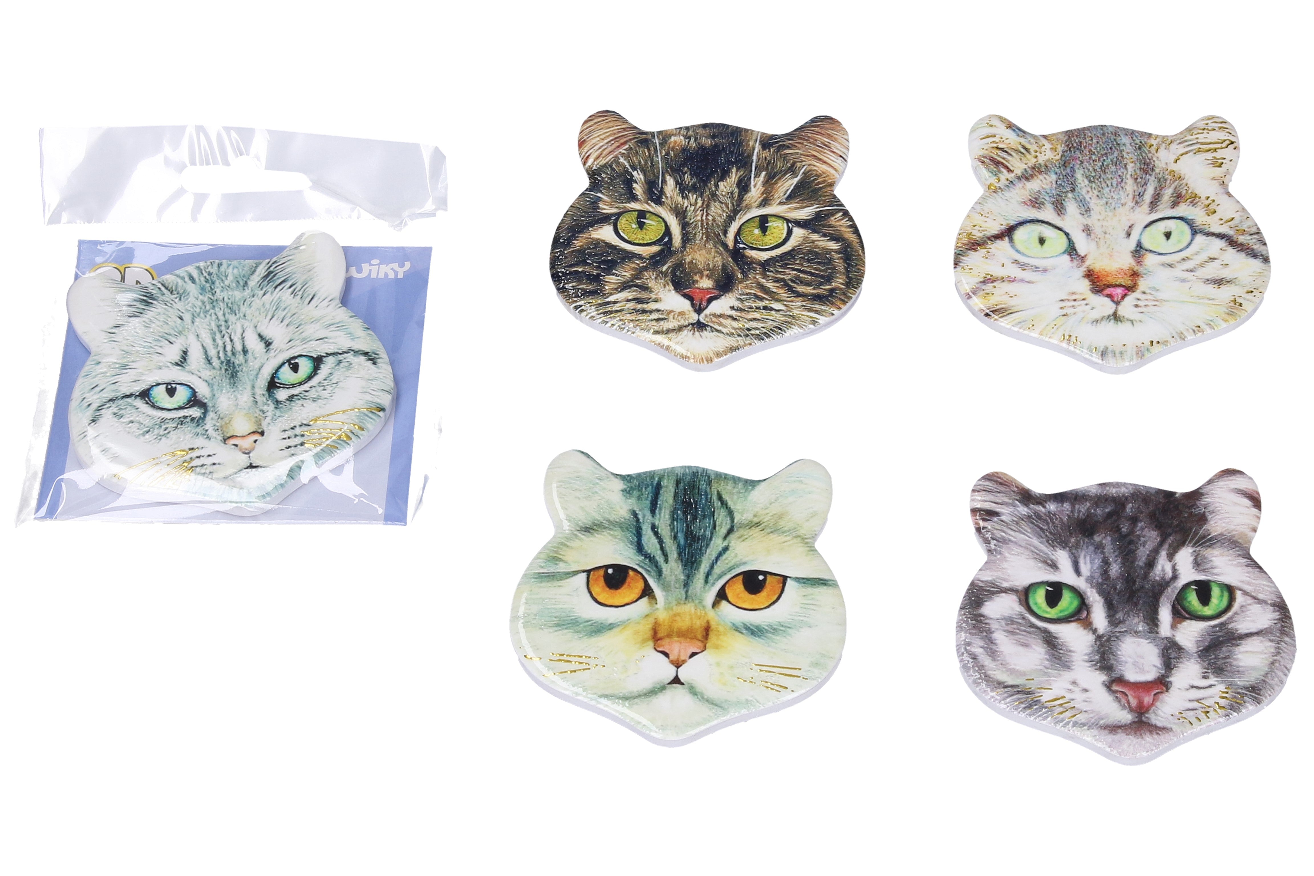 Magnet Cat 7.5x7.5 Cm Mix