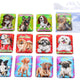 Magnet Glas Hund 4,6x6,8 Cm Mix