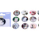 Glasmagnet Katze 4 cm Mix