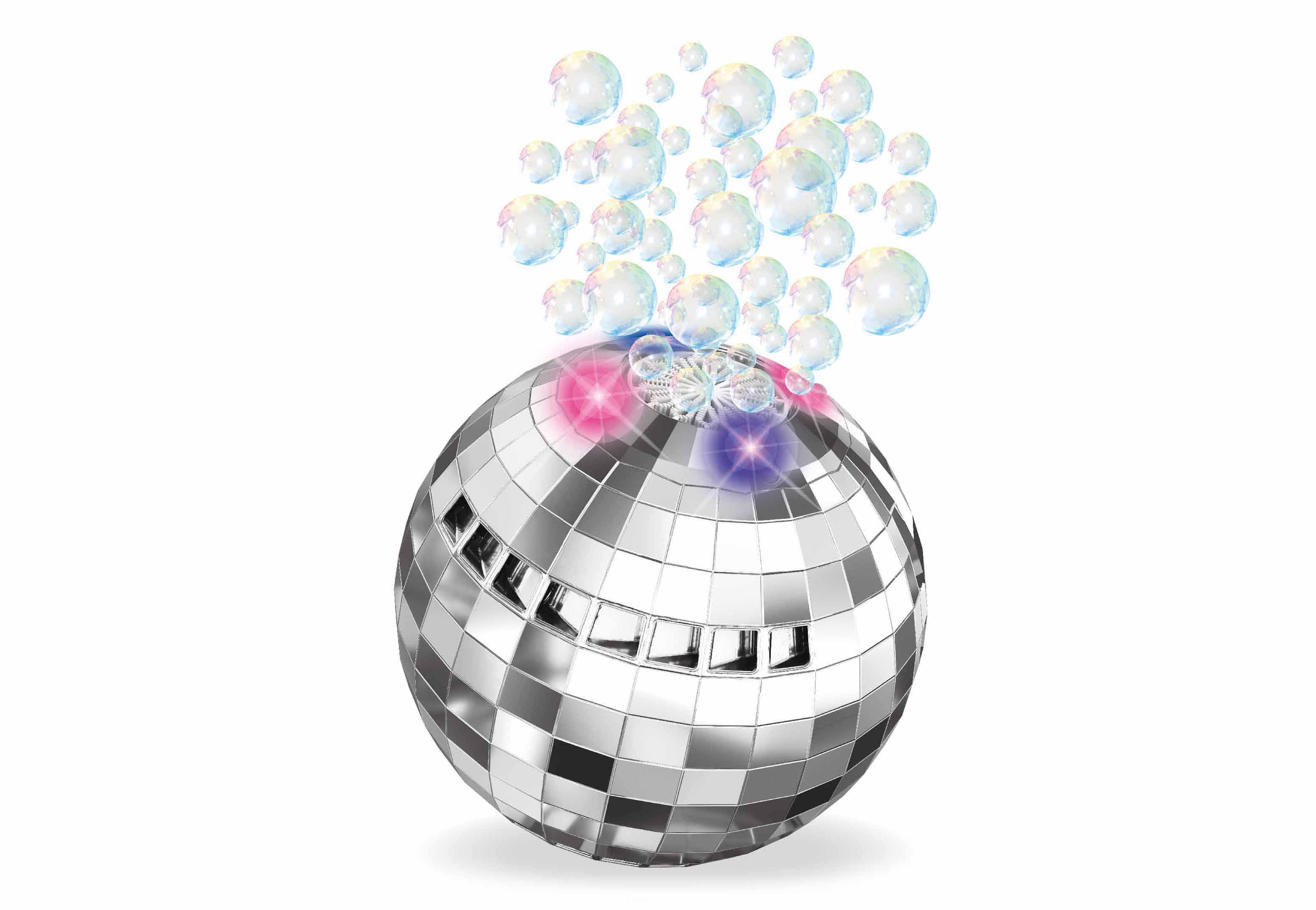 Bubbler de bola de discoteca com efeitos de luz 50 ml 13 cm