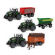 Tractor Con Remolque Metal/plastico 17 Cm