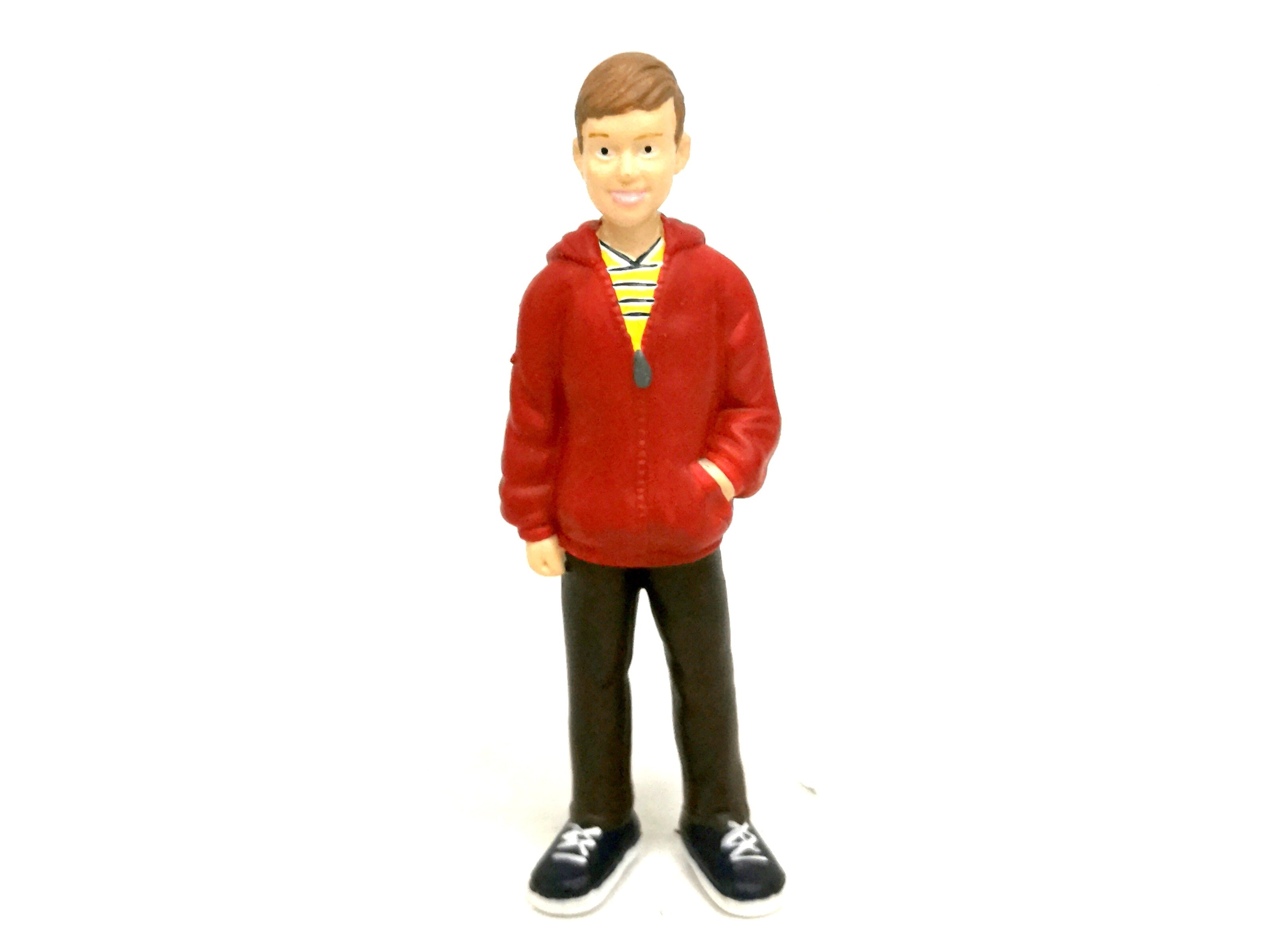 Estatueta Homem Em Moletom 10 Cm