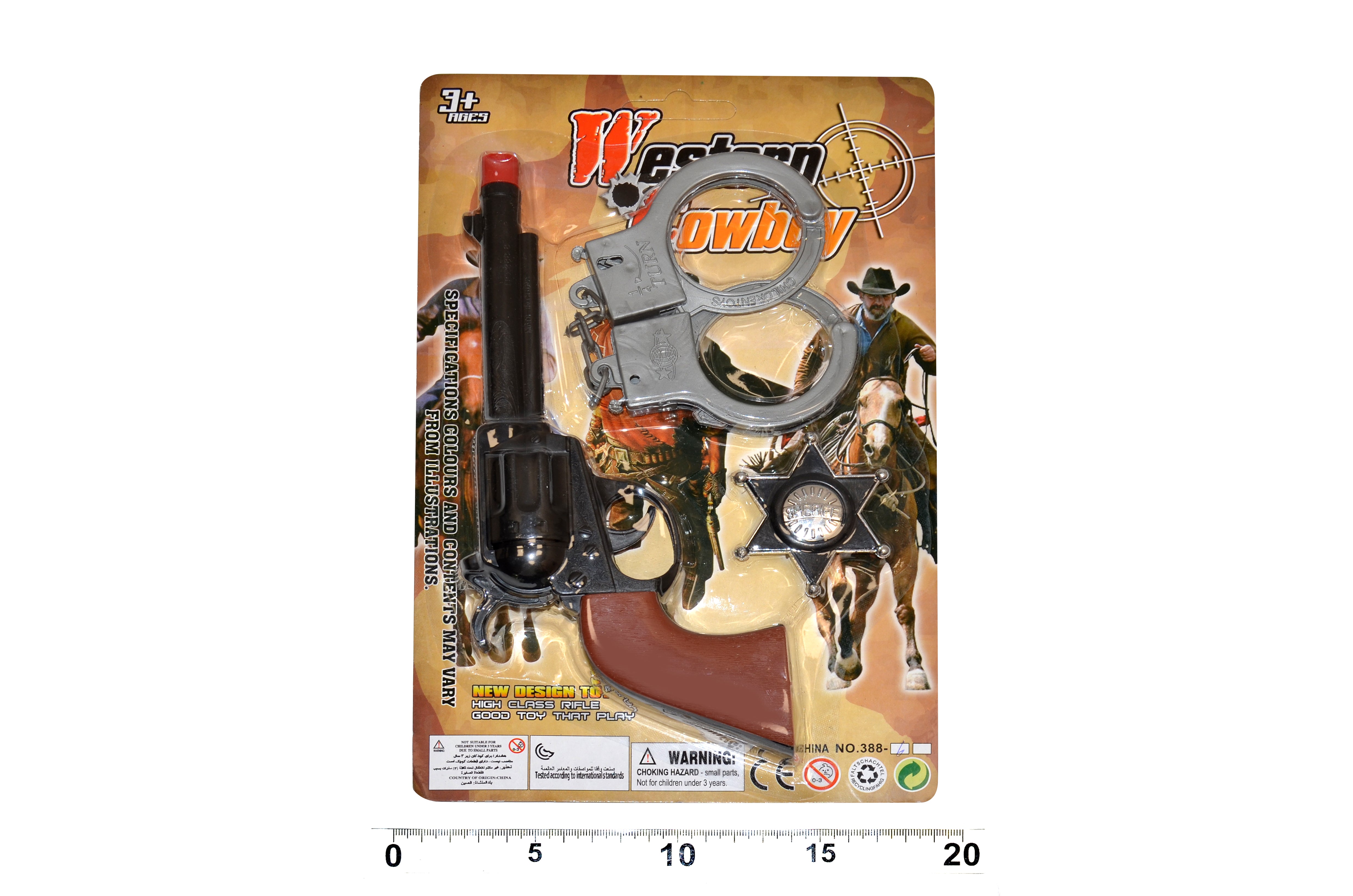 Westerse Sheriff Utah Set 22 Cm