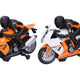 Moto de course avec cavalier 28 cm
