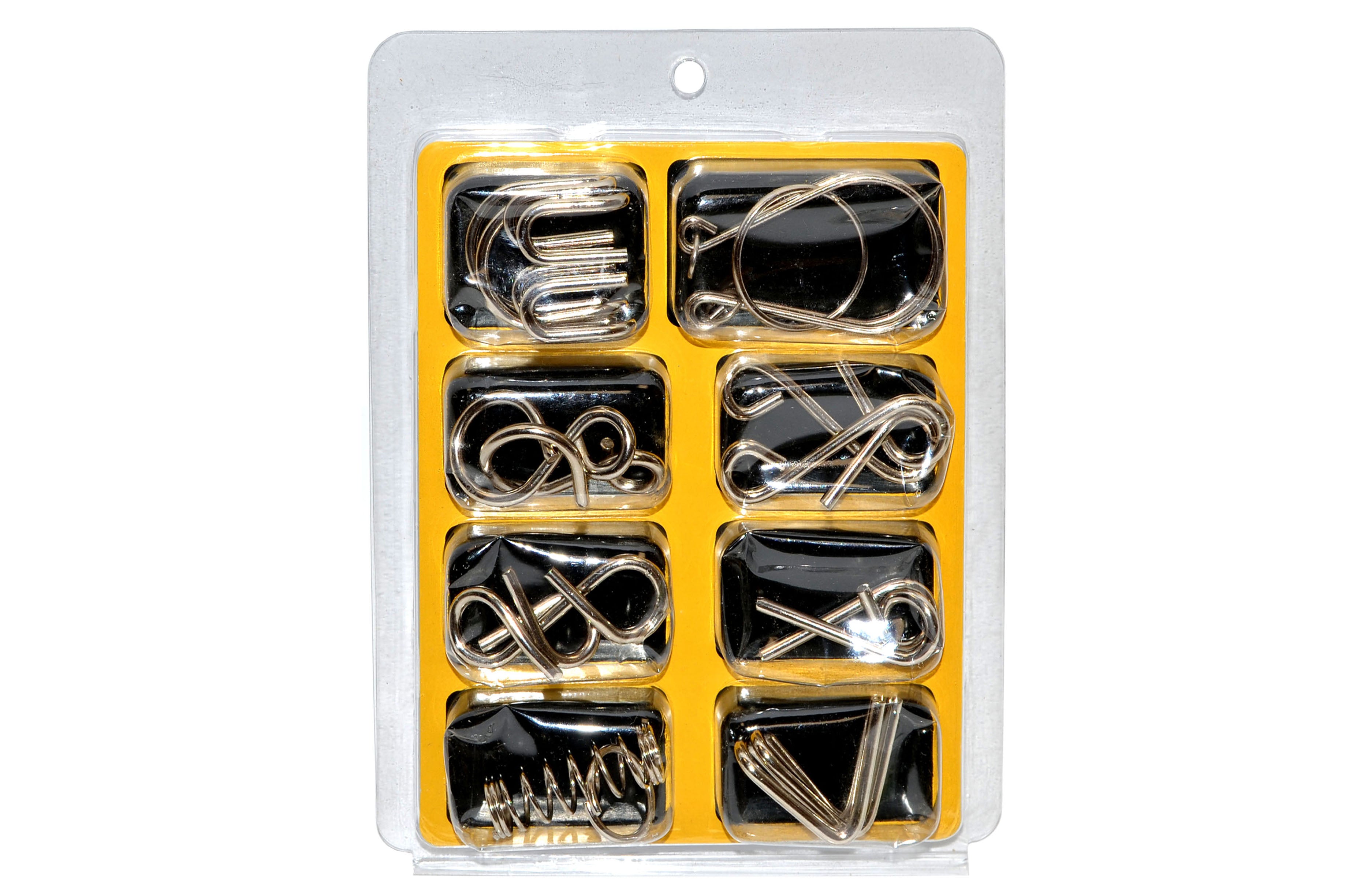 Metal Puzzle Set Of 8 Pieces