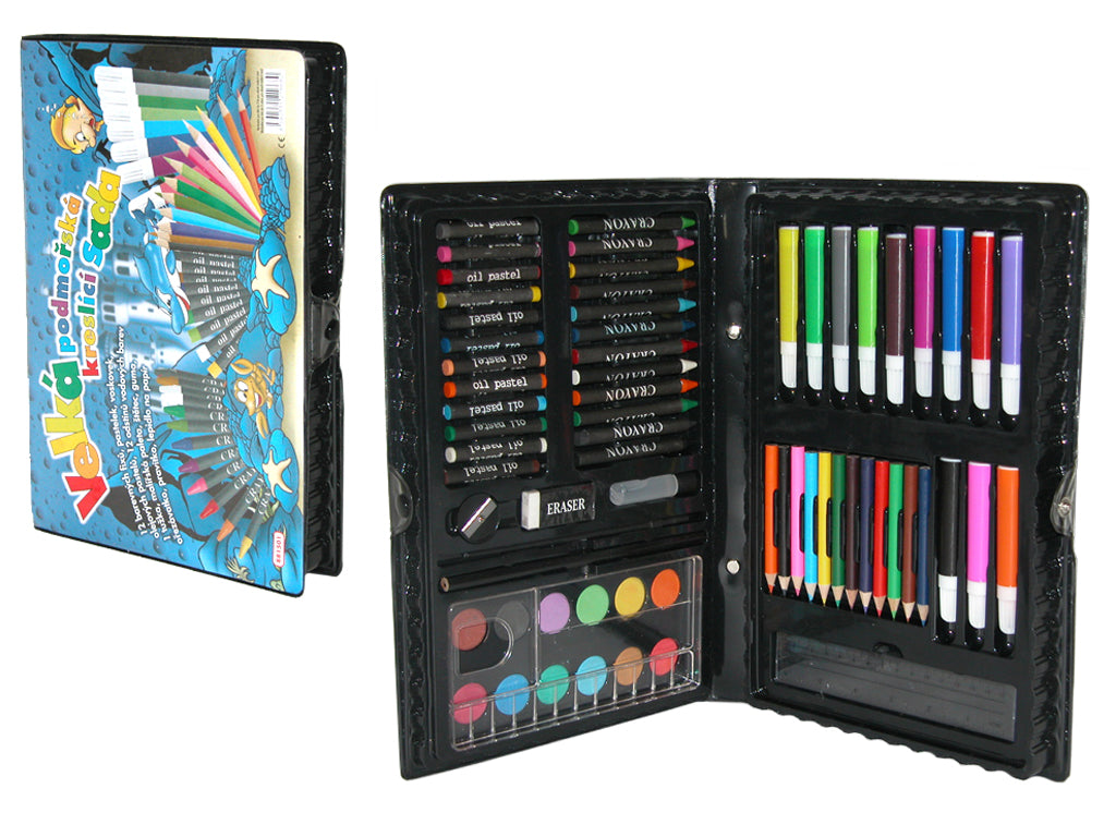Art Supplies Case 67 Pcs - Sea