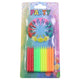 Candele 24 pezzi - Supporto neon