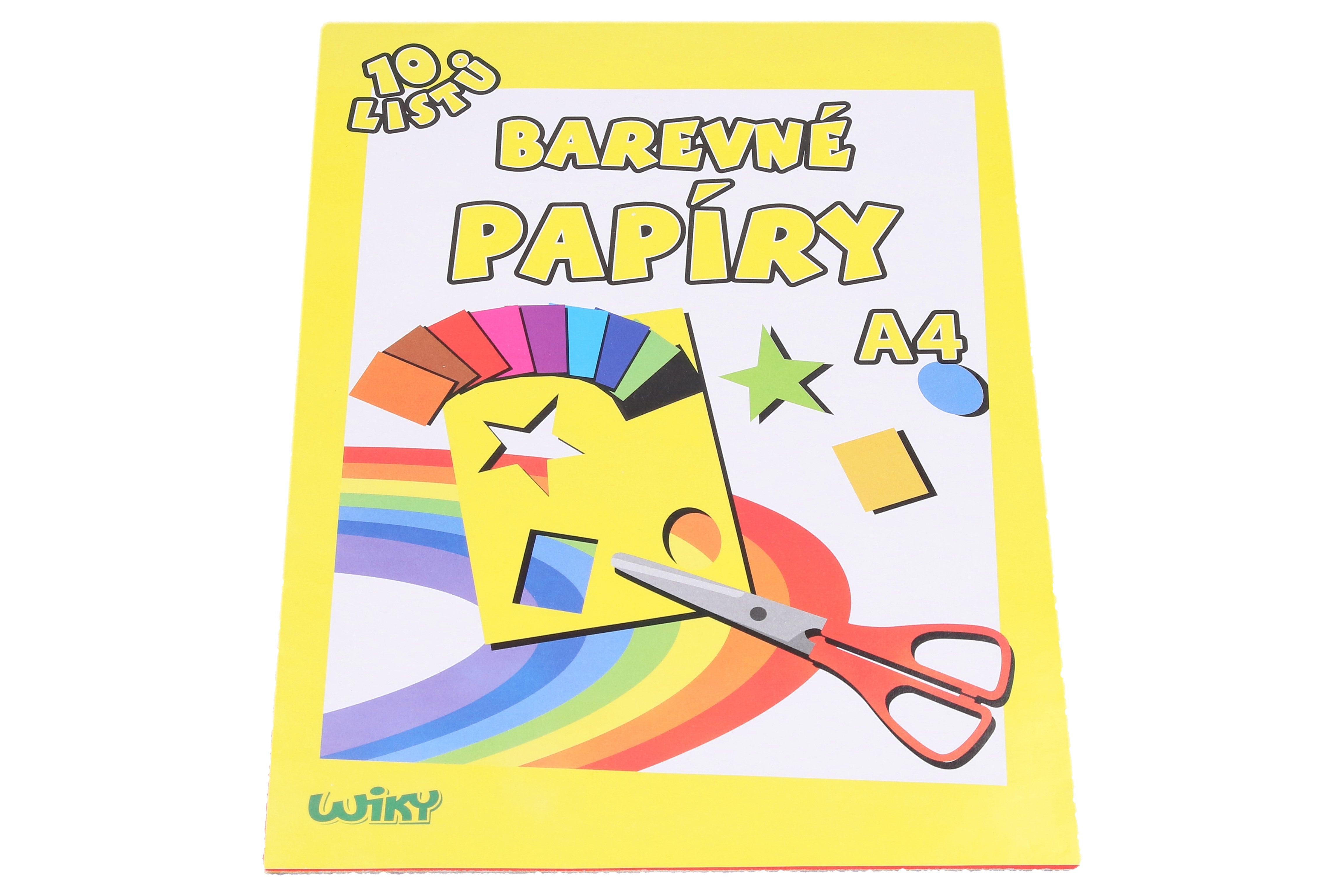 Papéis Coloridos A4 10 Folhas 180g