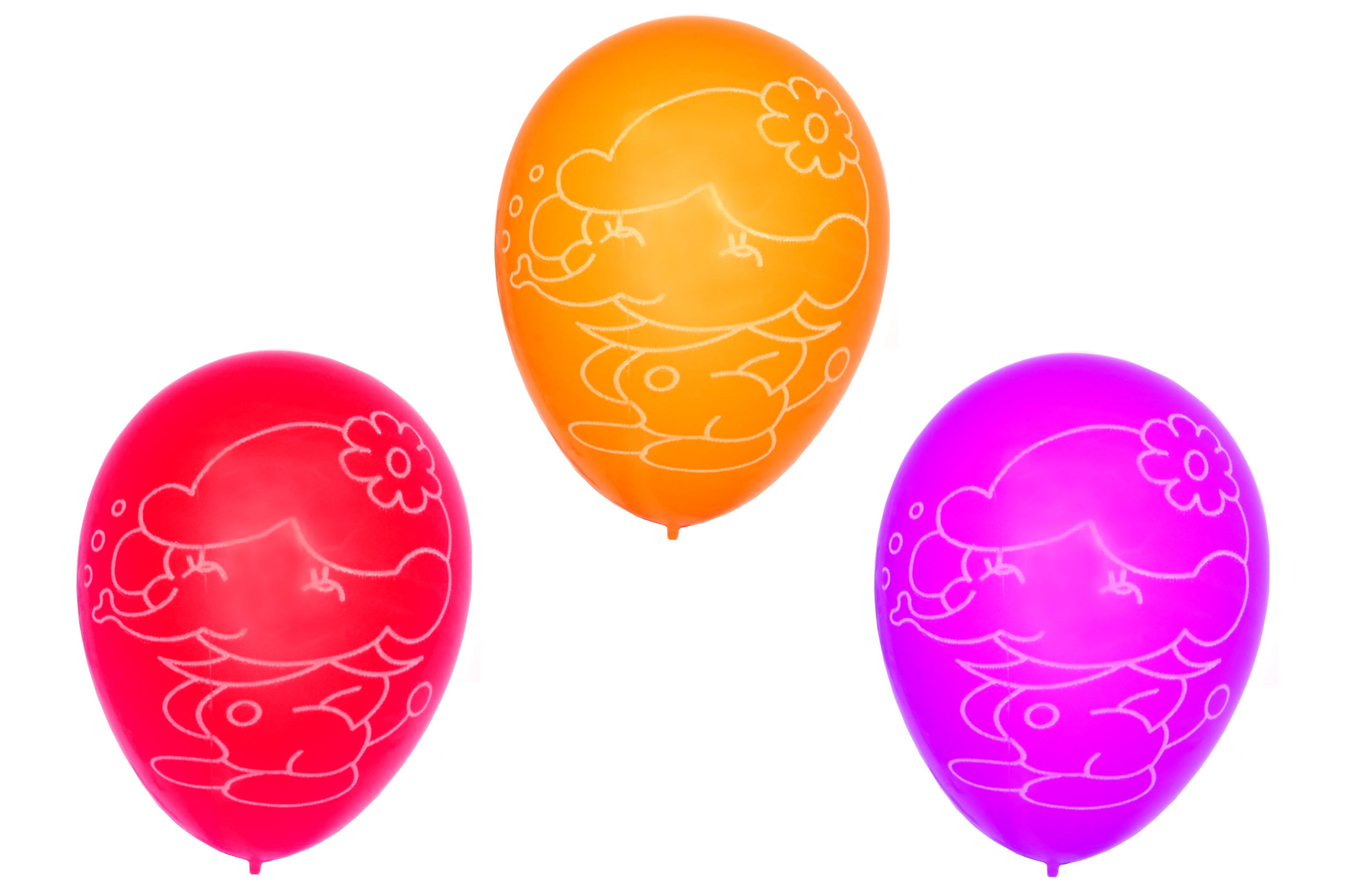 Balon Gonflabil 30cm - Set 10buc Imprimat
