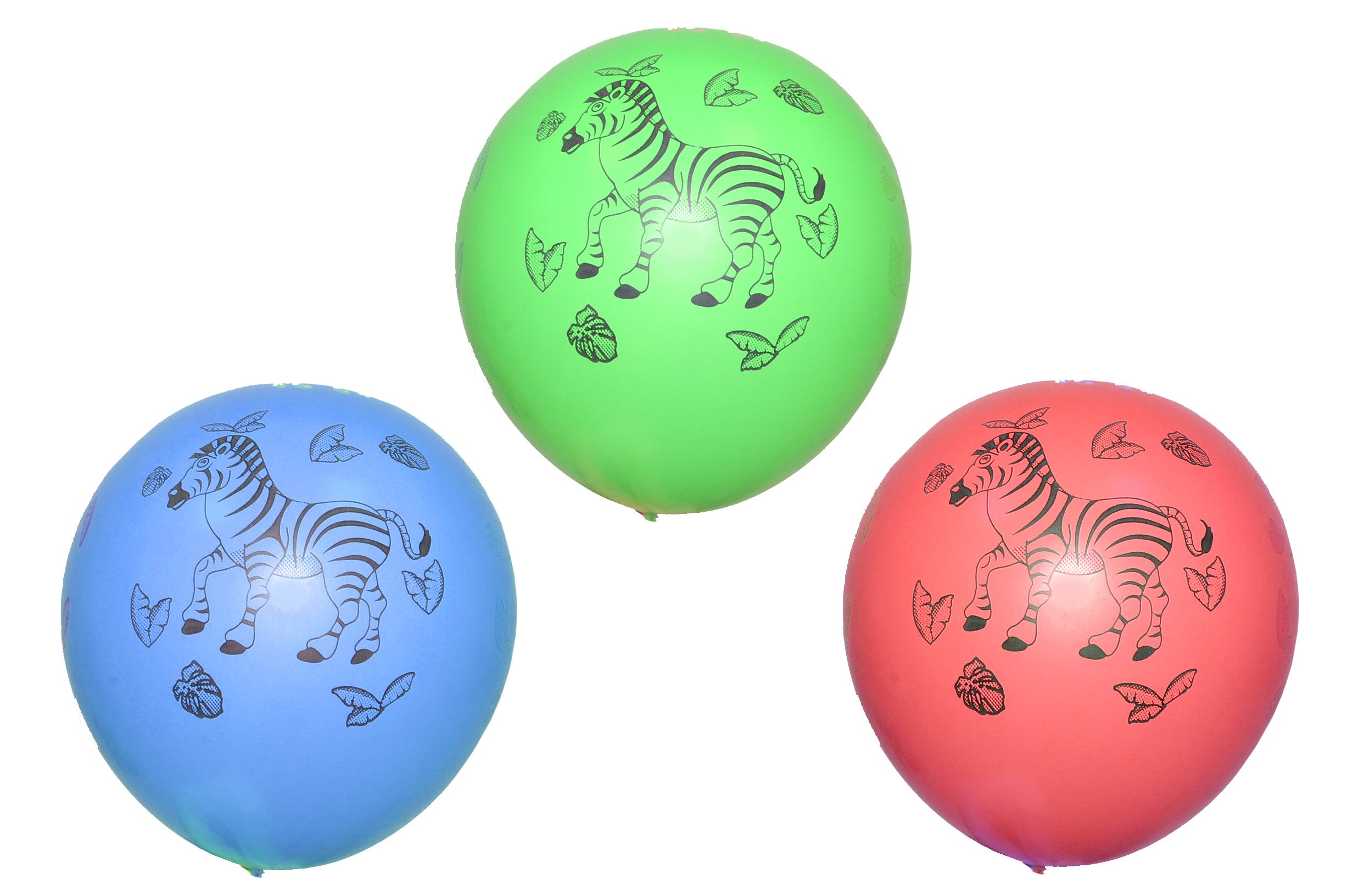 Balão Insuflável 30cm - Conjunto De 10 Animais