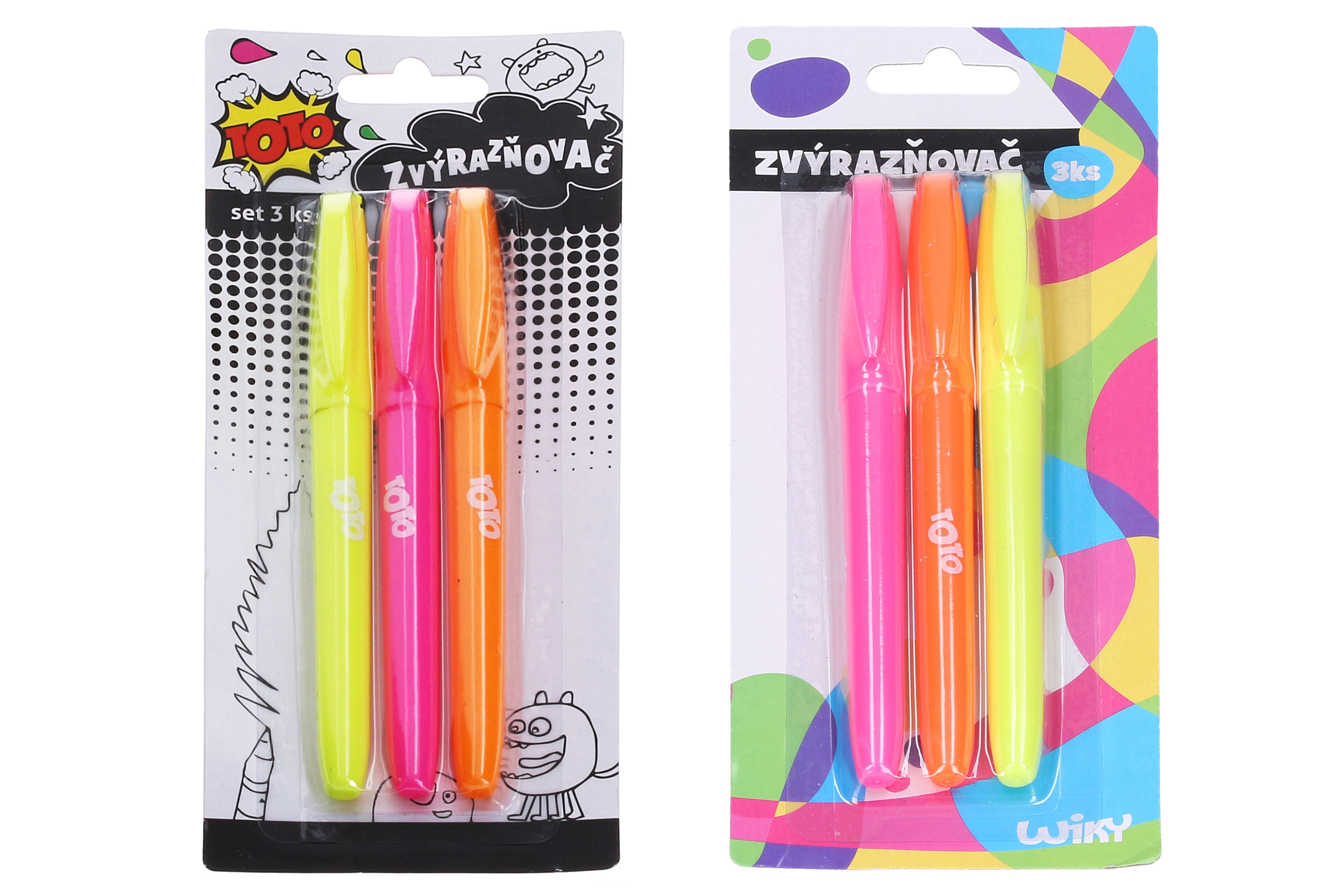 Textmarker-Set 3-tlg