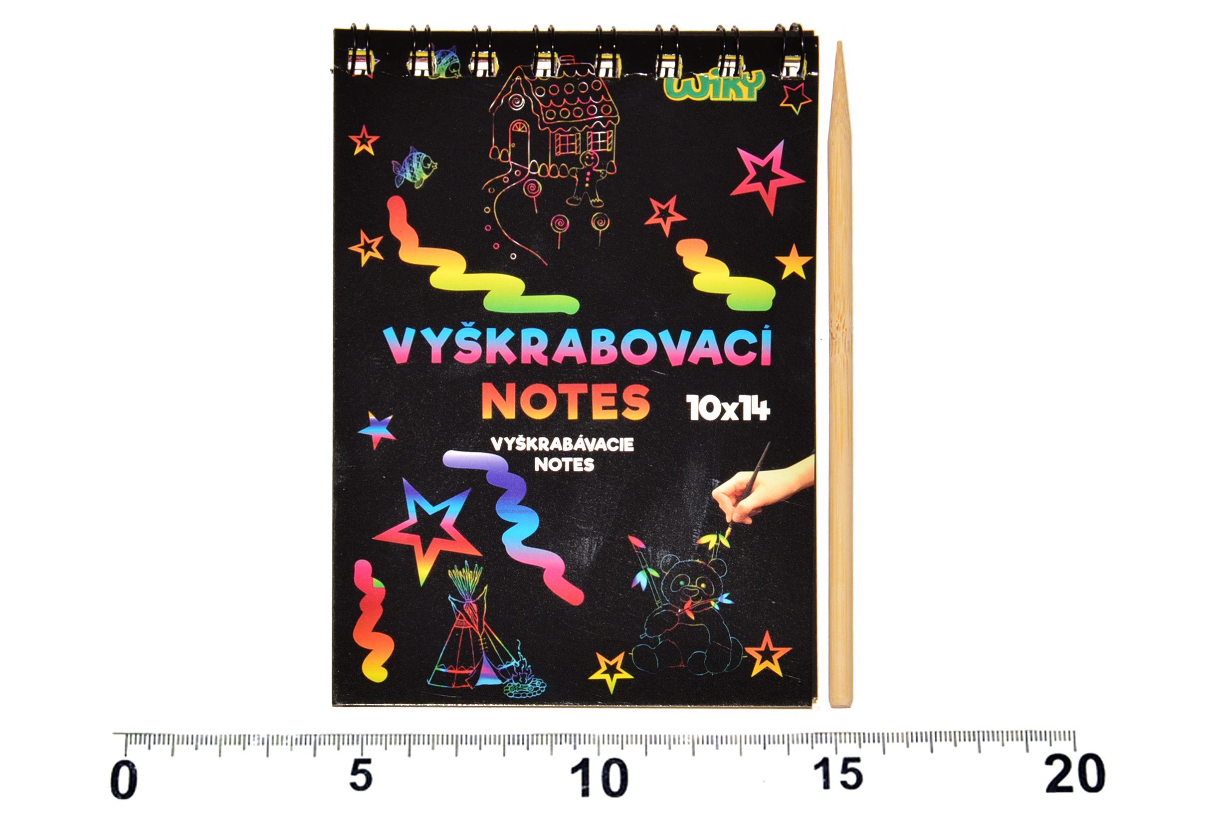 Caderno Raspável 14x10cm /12 Folhas