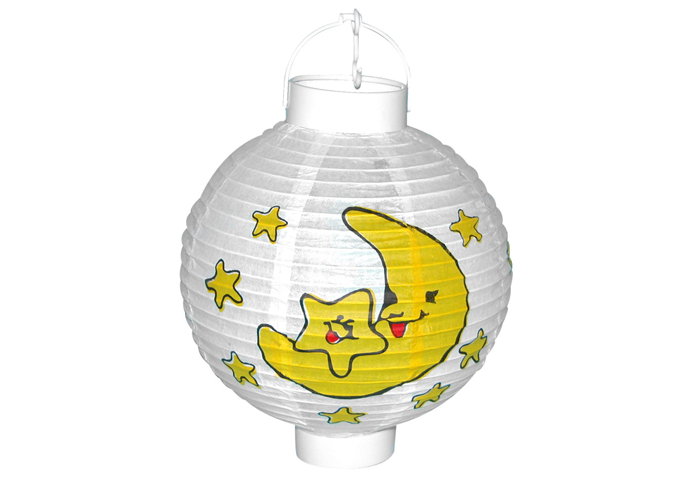 Lanterne 20cm Moon And Stars Batteridrevet