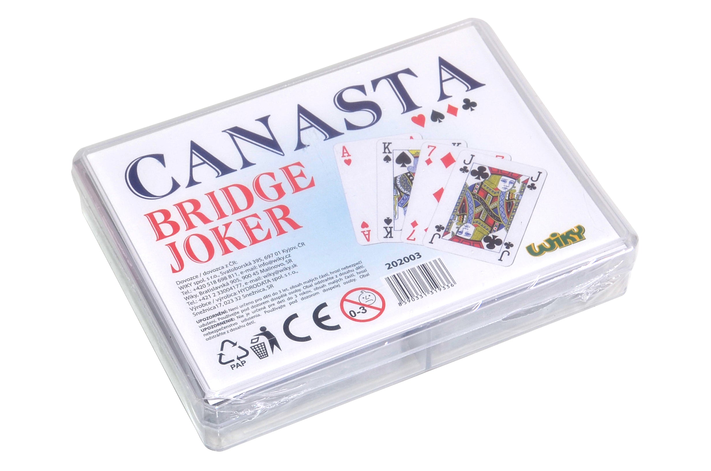 Canasta Cards - Plastic Box
