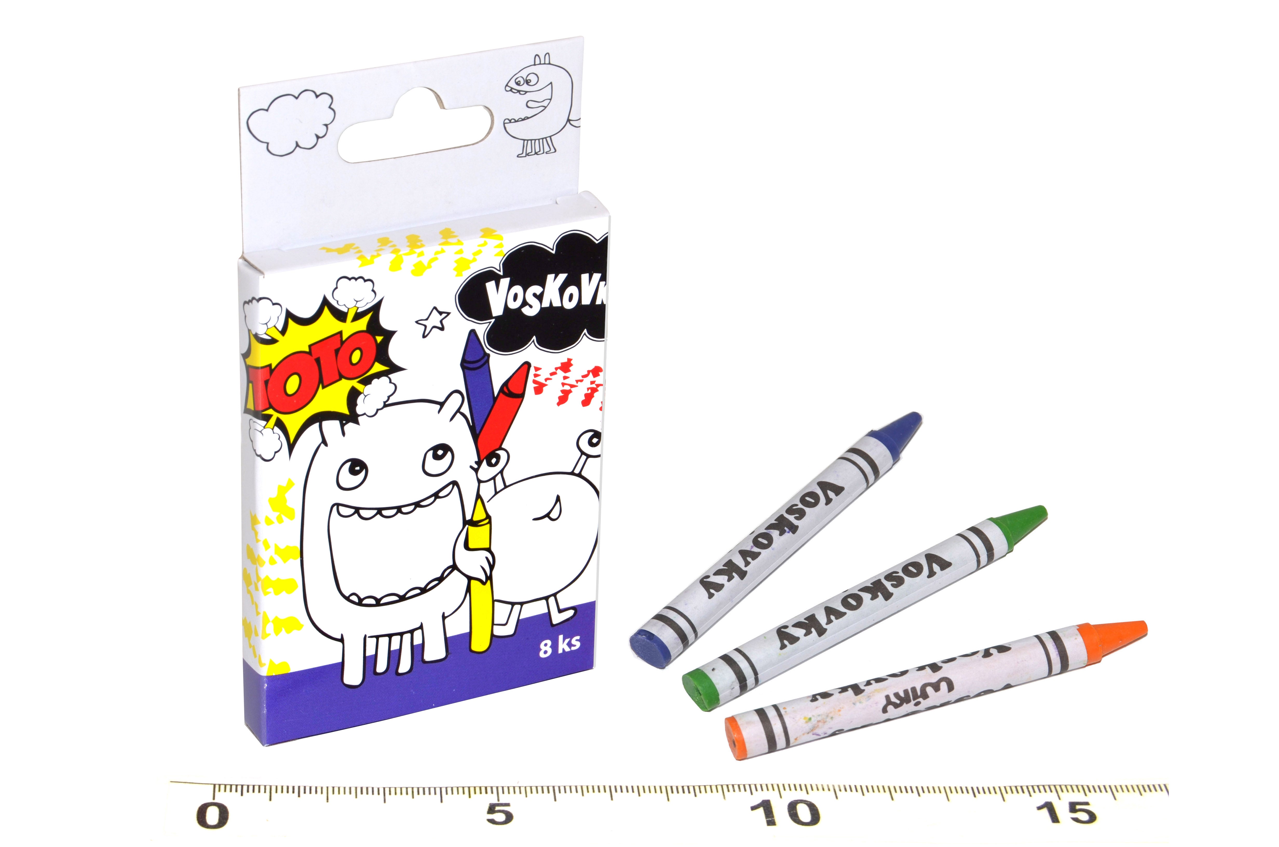Pastelli A Cera 8 Pz
