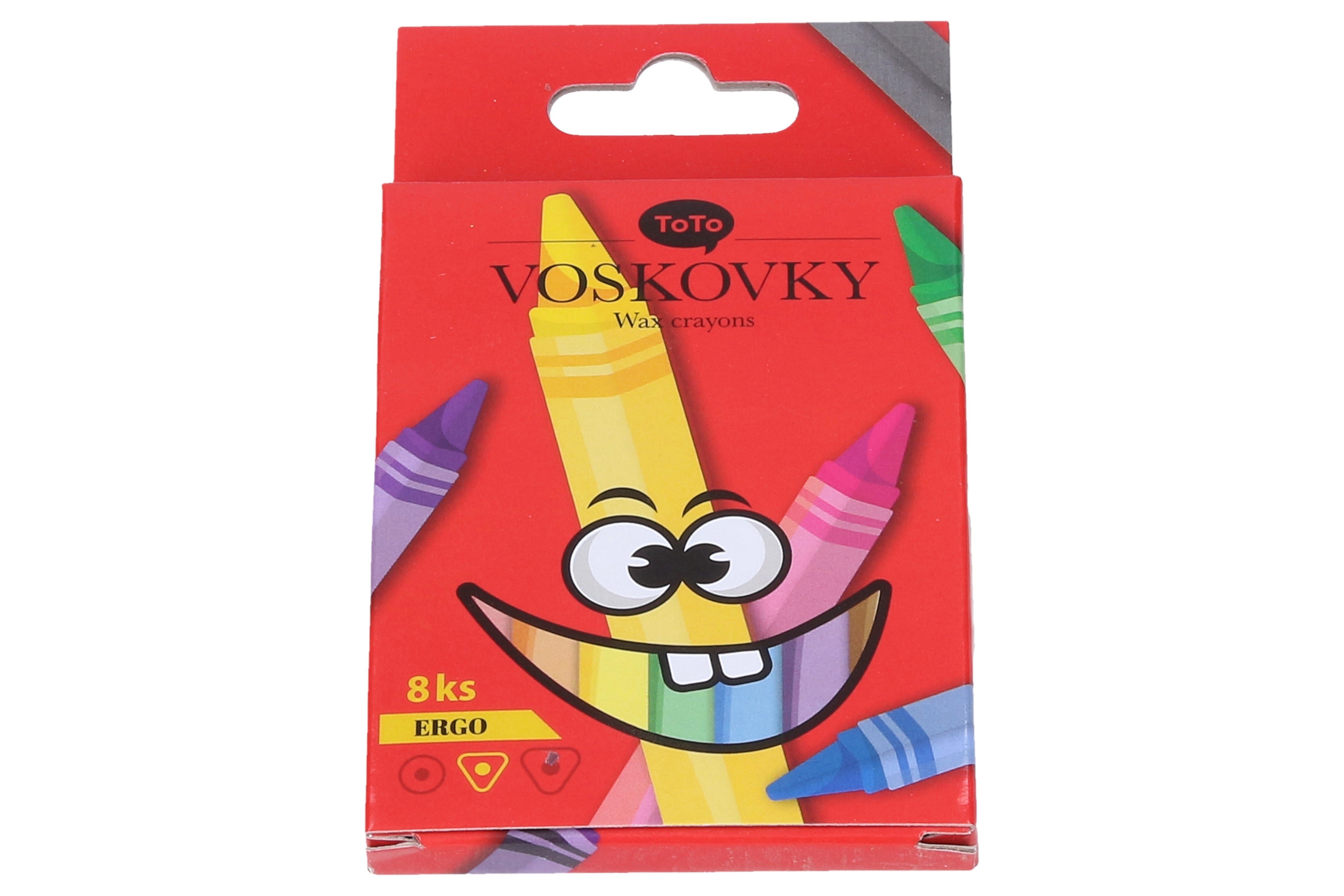 Crayons de cire Ergo 8 pièces