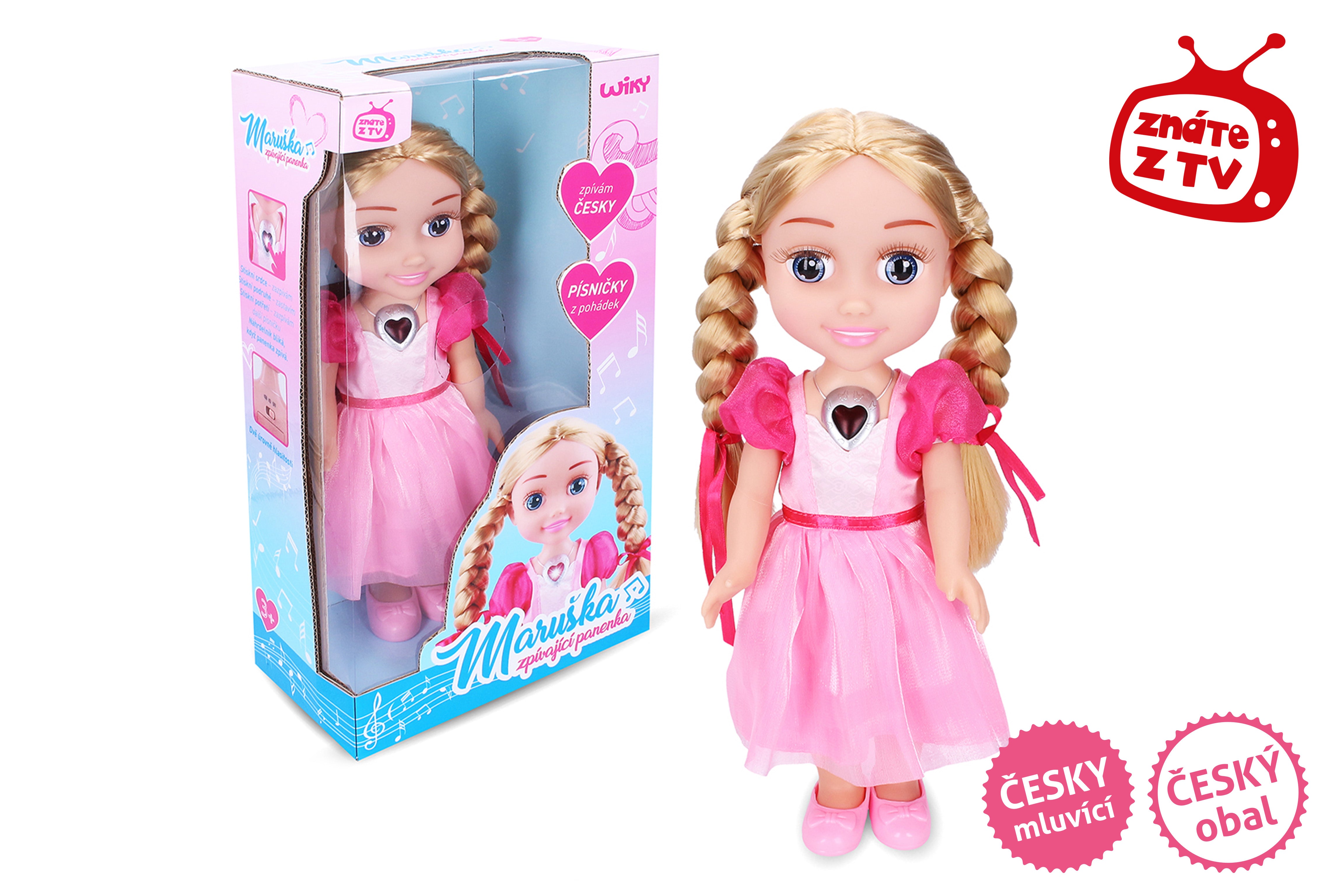 Poupée chantante Maruška 33 cm - Emballage tchèque