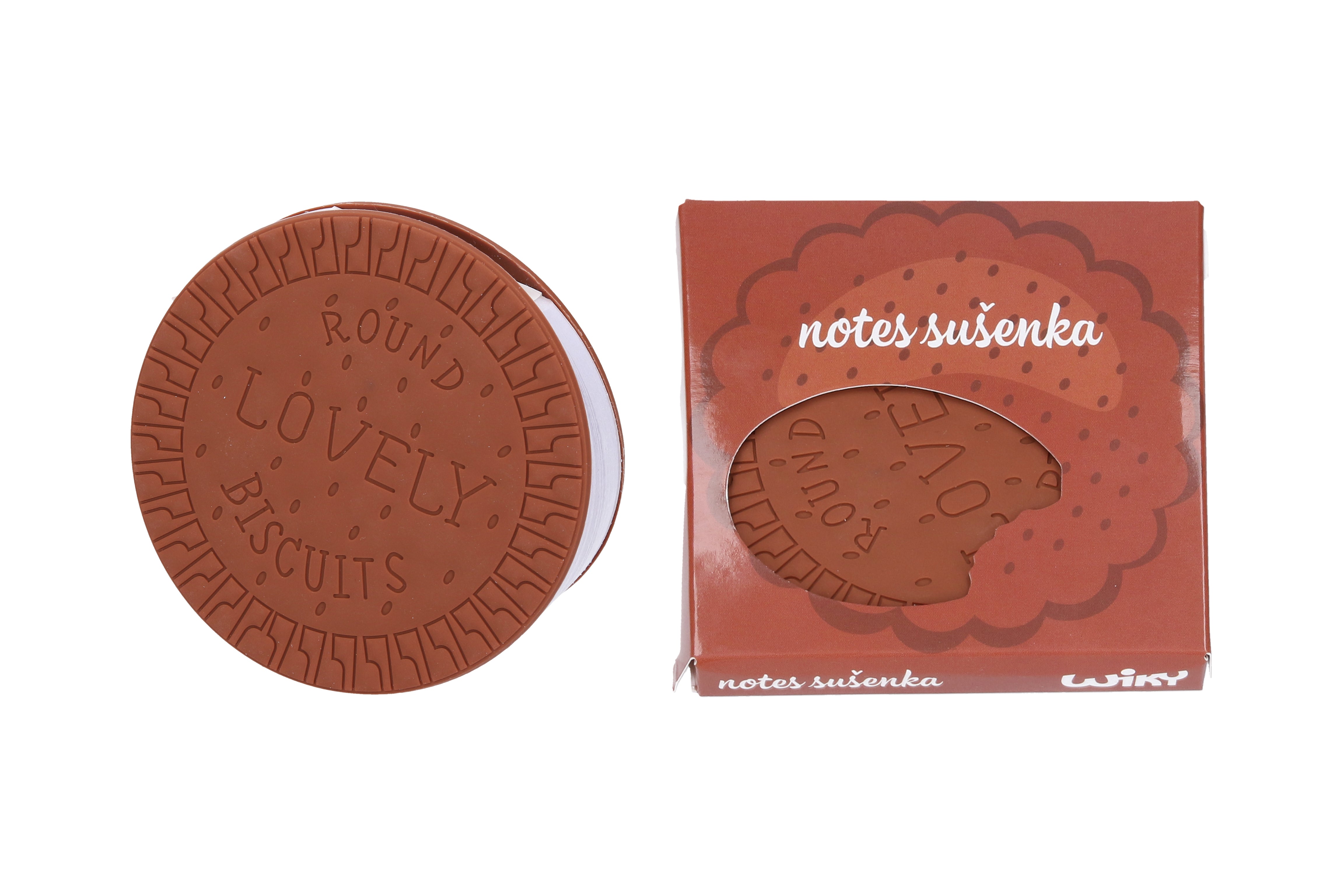 Cuaderno Galleta Diámetro 8,9 cm - 80 Hojas