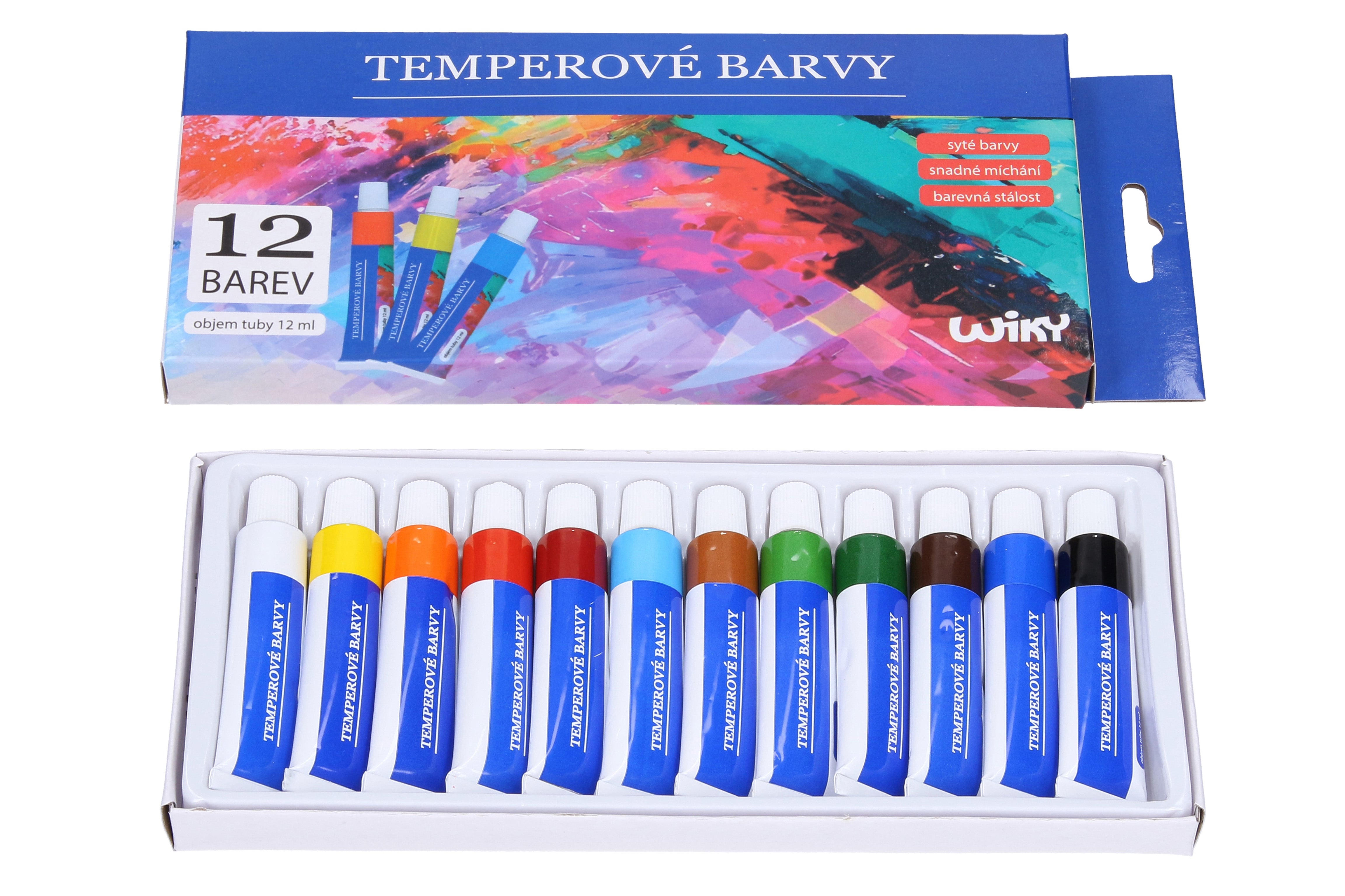 Tempera Verfset Metaal 12st - 12ml