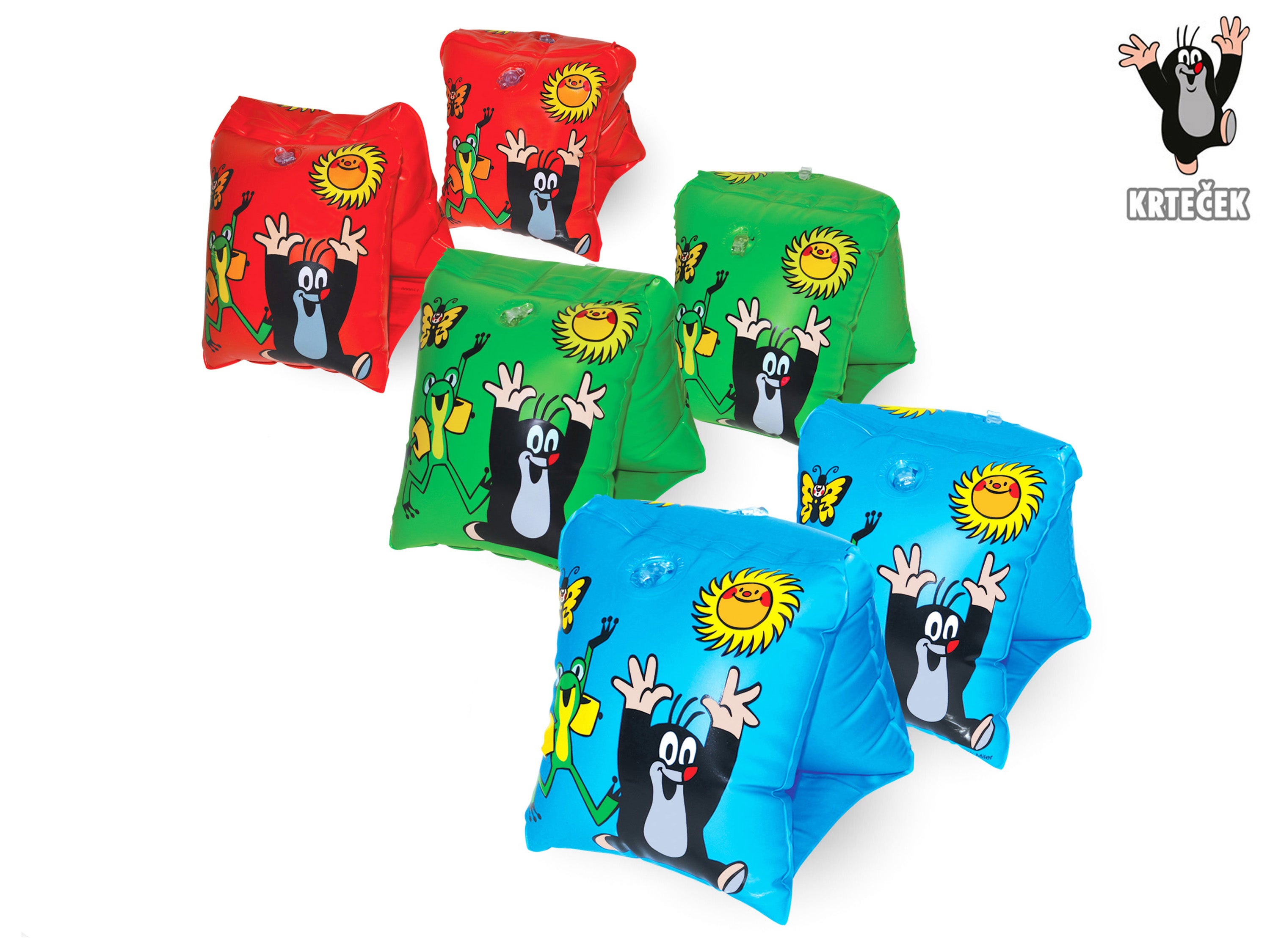 Kinderopblaasmouwen Mol 23x15cm