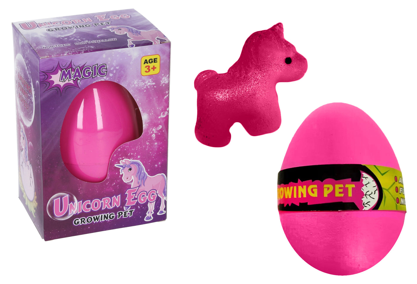 Ei wachsendes Einhorn 12 cm
