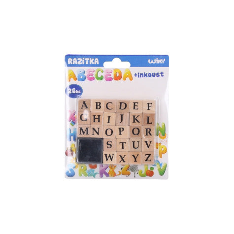 Ábécés bélyegek 26db + tinta