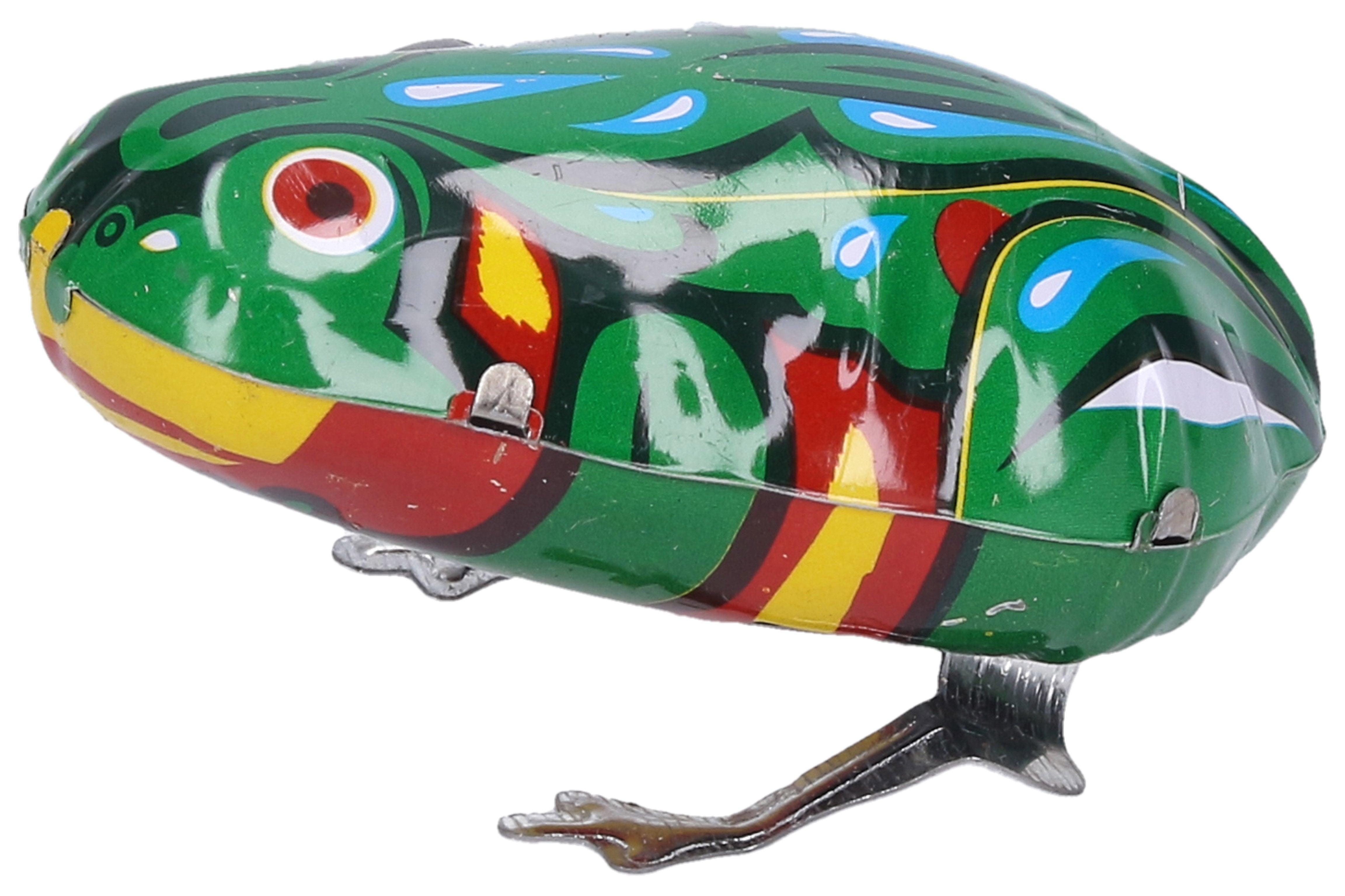 Metall-Aufziehfrosch 6x5 cm