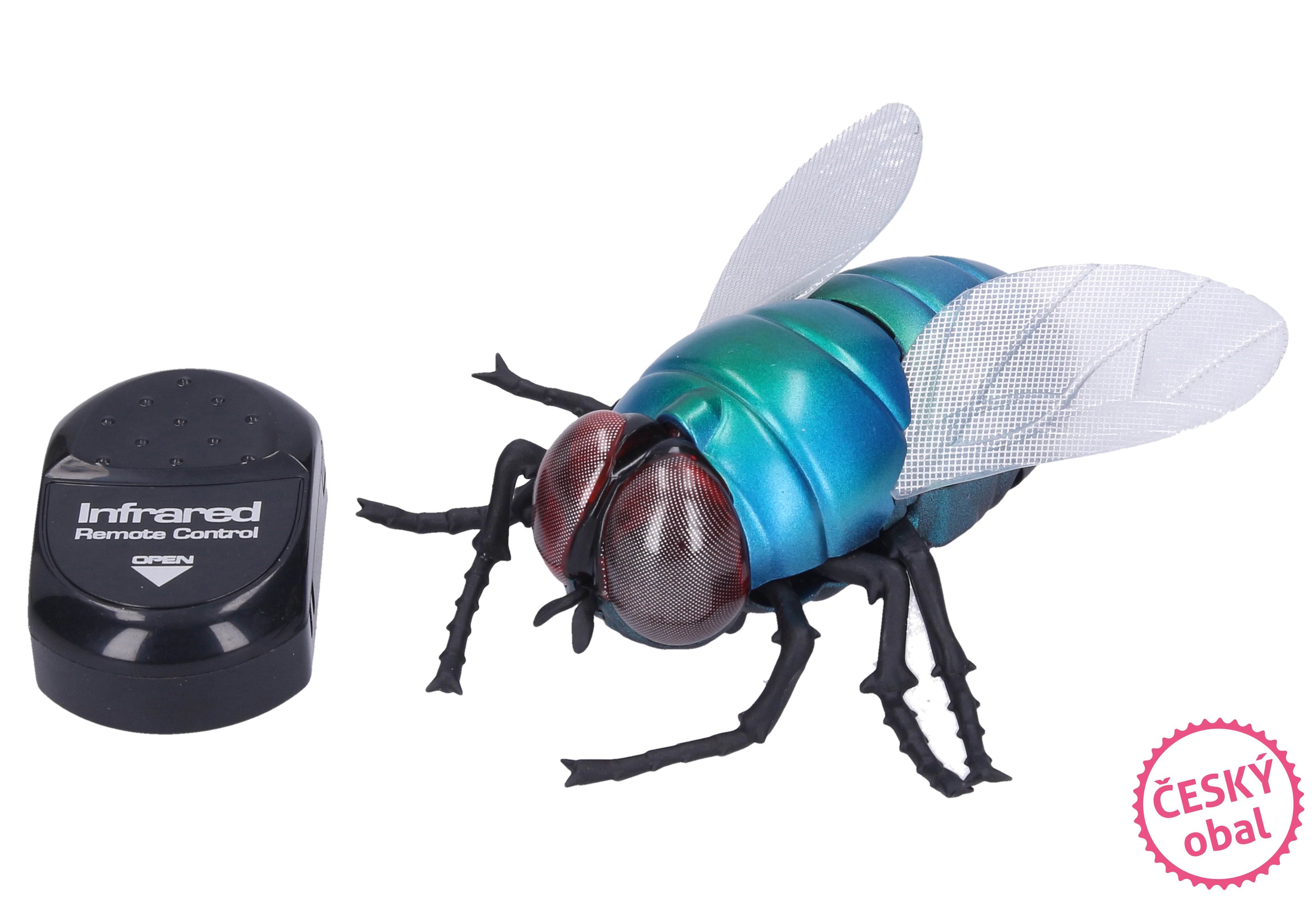 Mouche télécommandée géante Rc 11x9 Cm - Emballage tchèque